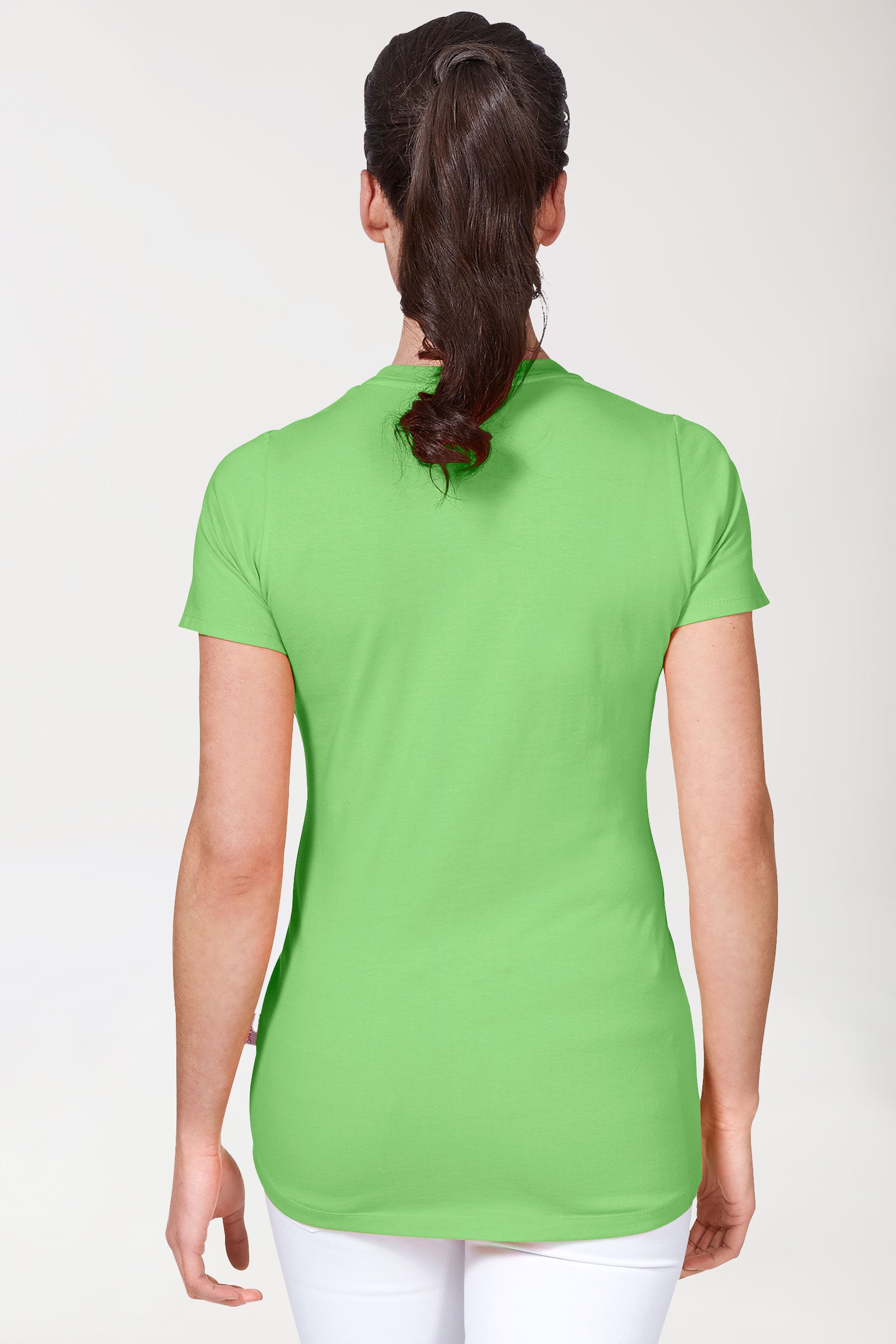 CORE Shirt Damen - Rundhals apfelgrün, Vue de dos