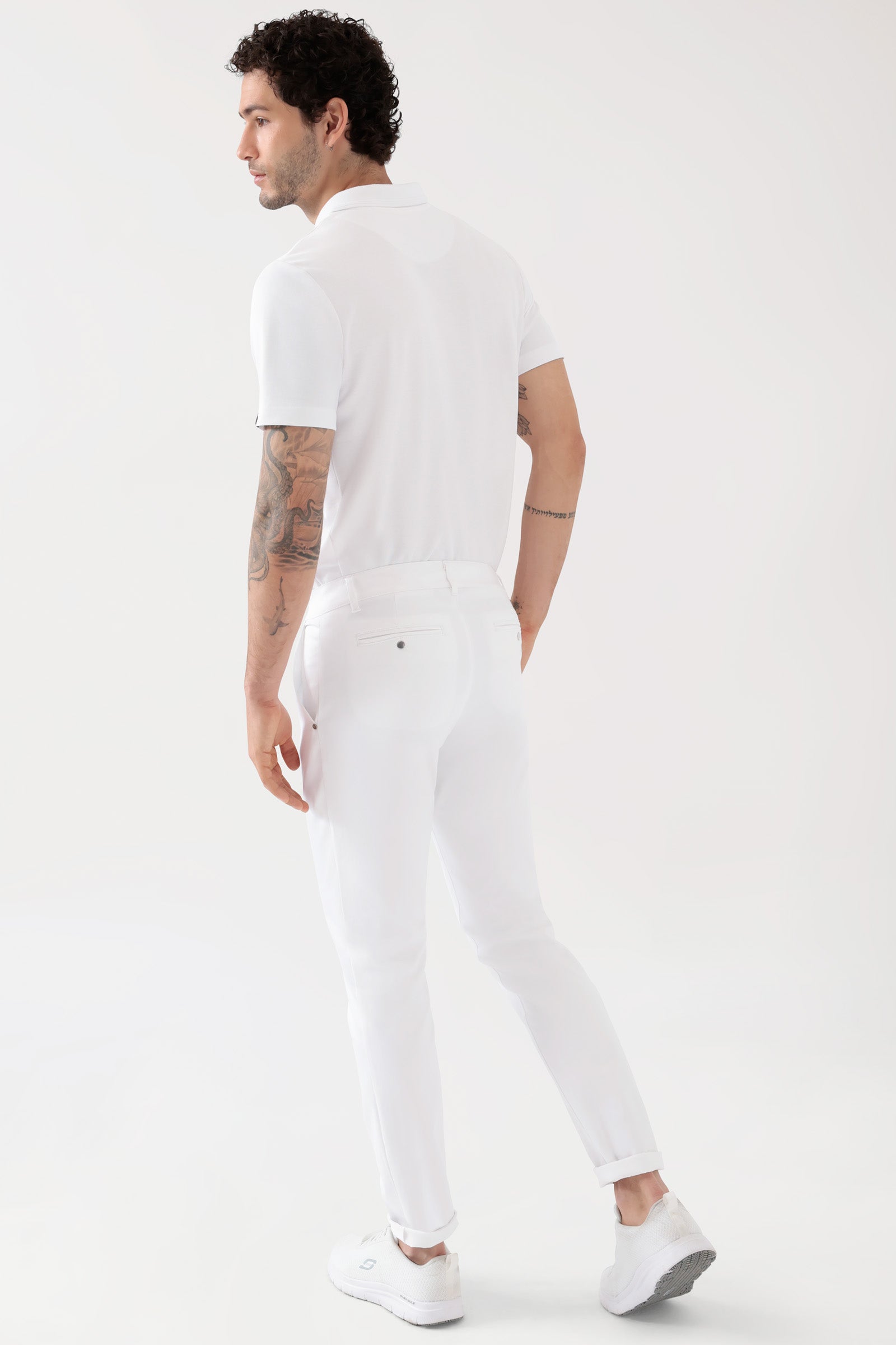 COMFY FLEX Hose Herren - Chino Style weiss