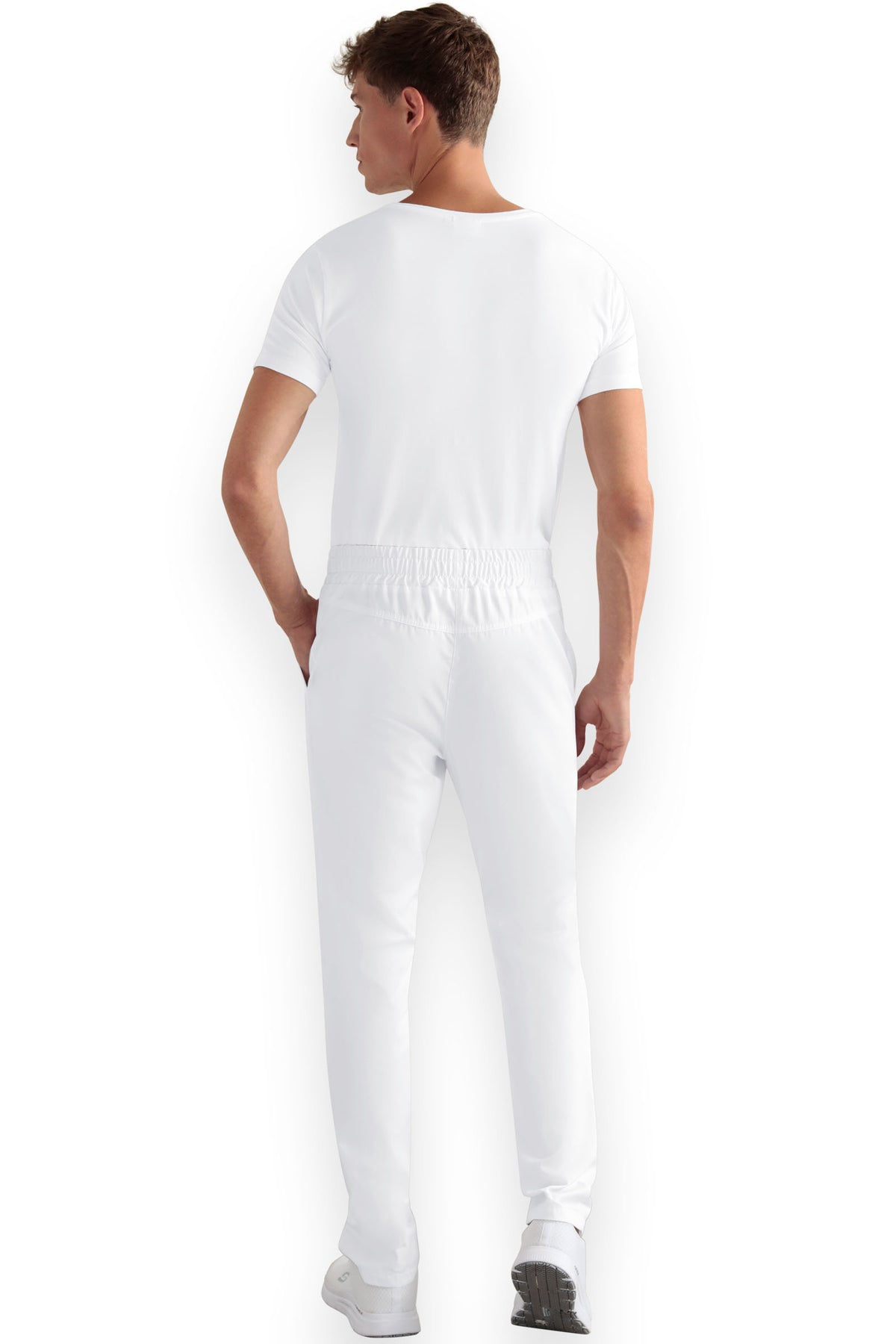 Hose Unisex - hoher Bund weiss