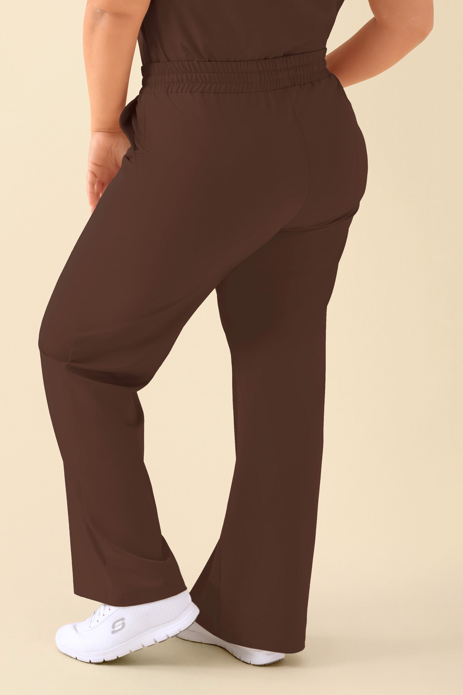KAERE Hose Damen - weites Bein coffee, Vue de dos