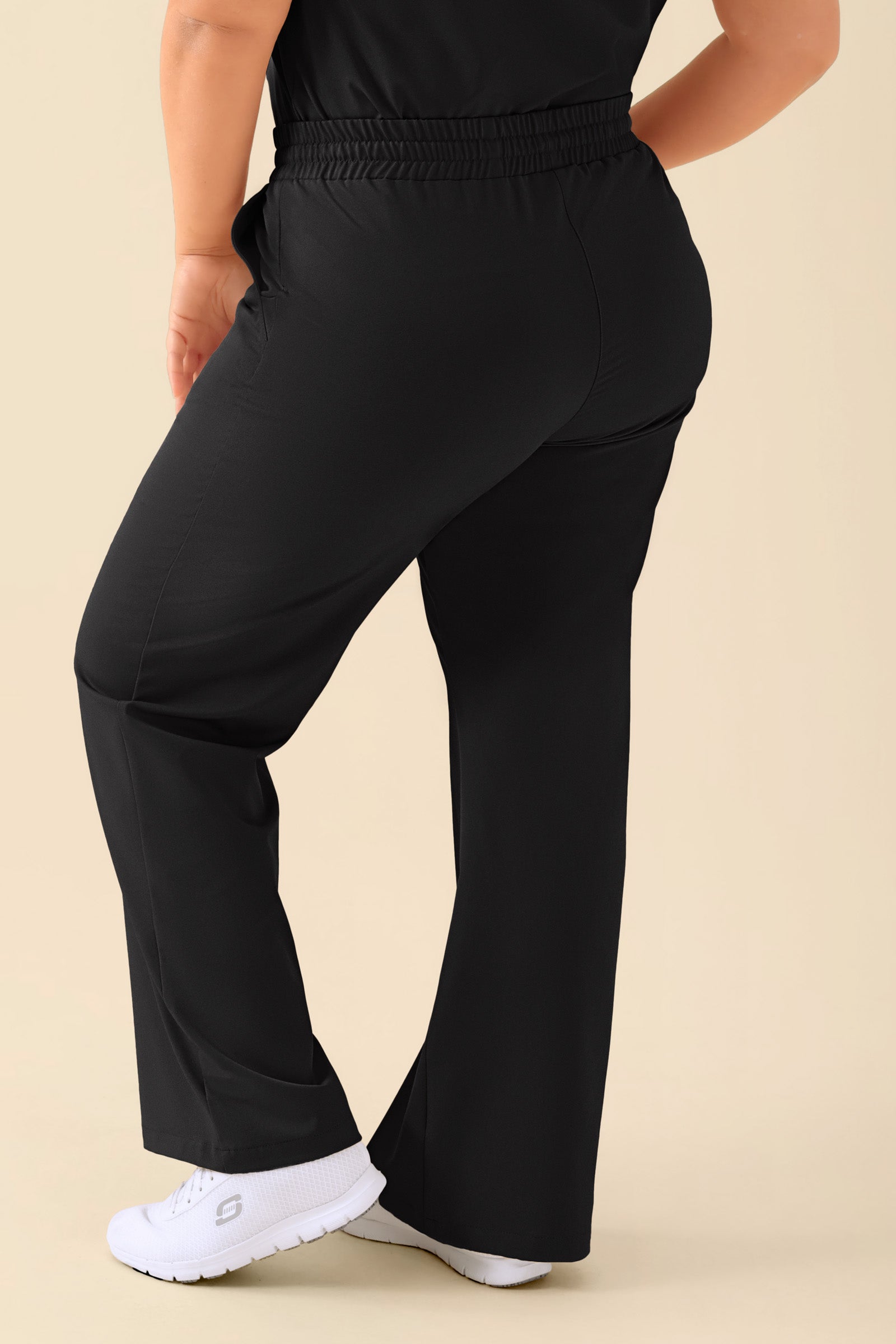 KAERE Hose Damen - weites Bein schwarz, Vue de dos