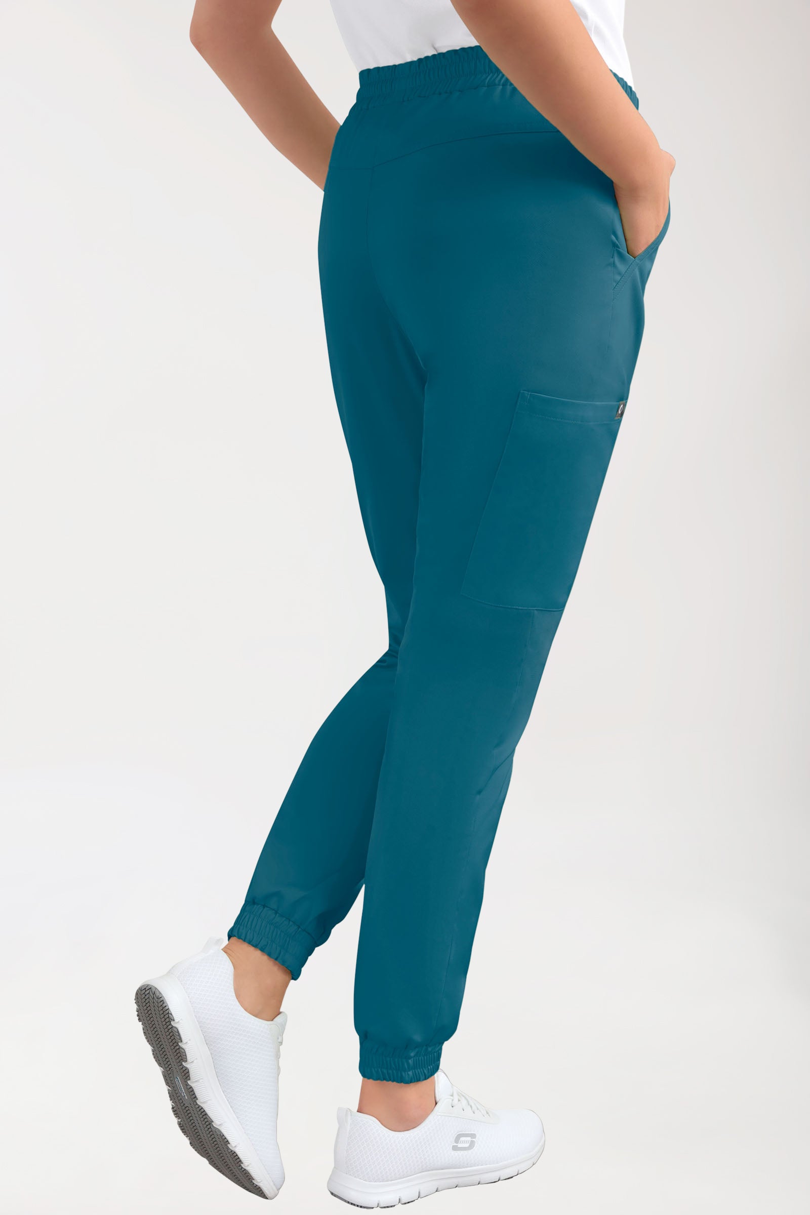 CORE Cargohose Damen - Jogpants Style petrol, Vue de dos