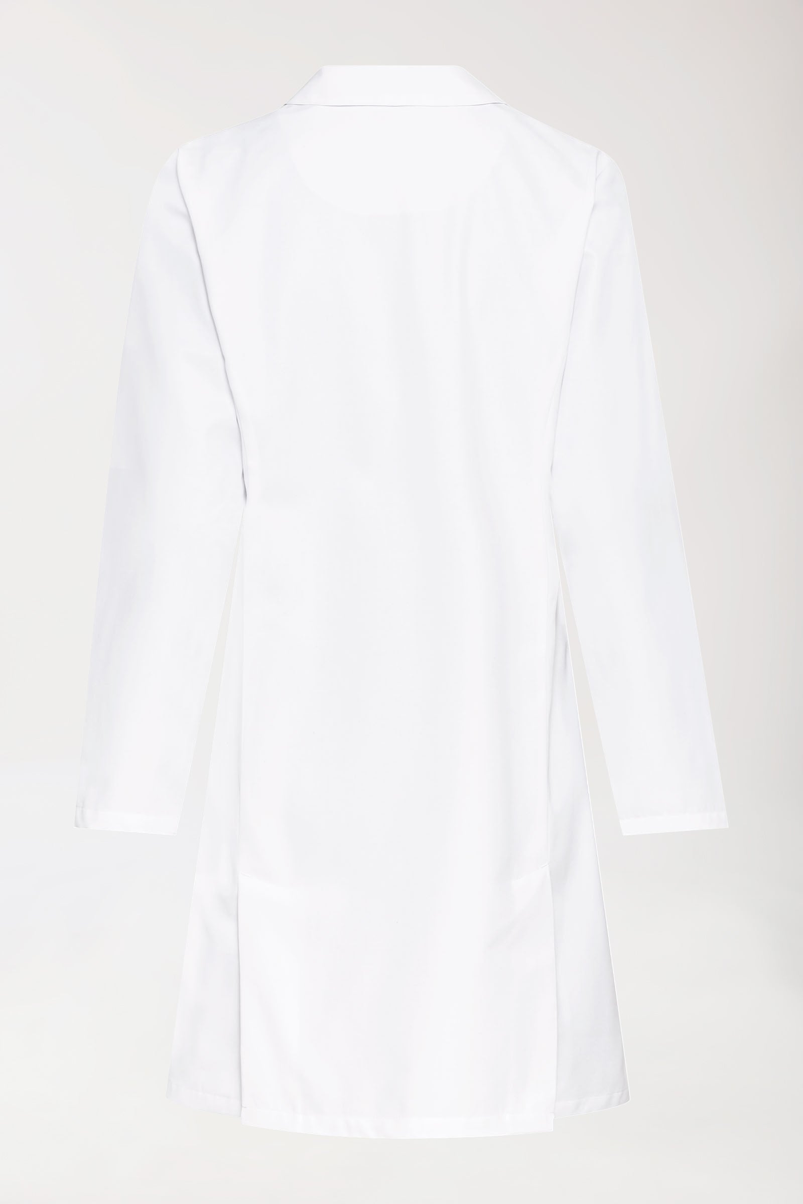 Mantel Damen - Reverskragen weiss, Vue de dos