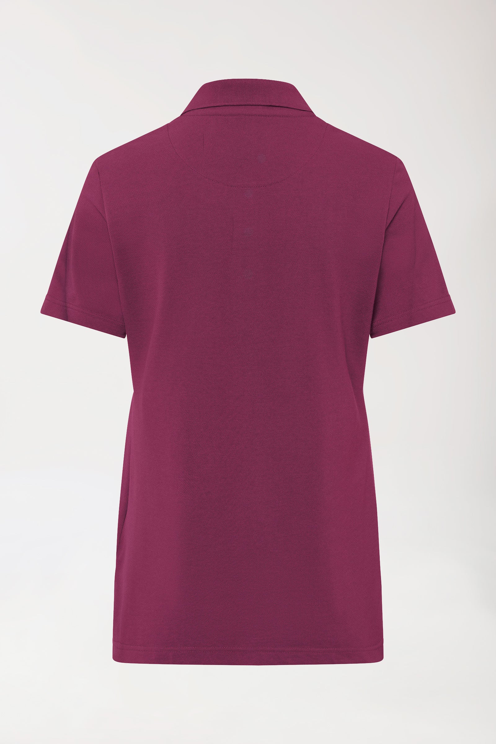 CORE Shirt Damen - Polokragen berry, Rückansicht