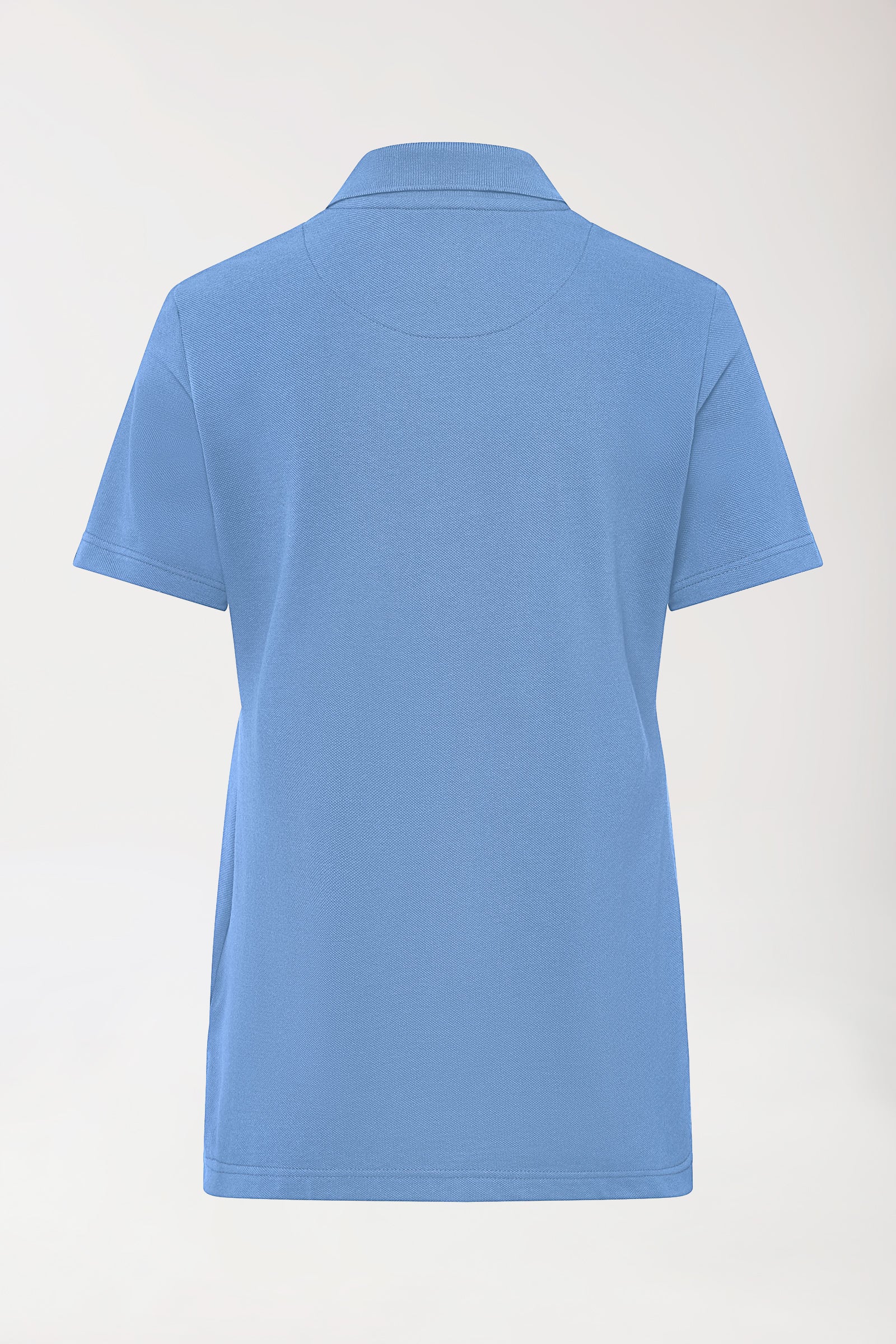 CORE Shirt Damen - Polokragen himmelblau, Vue de dos