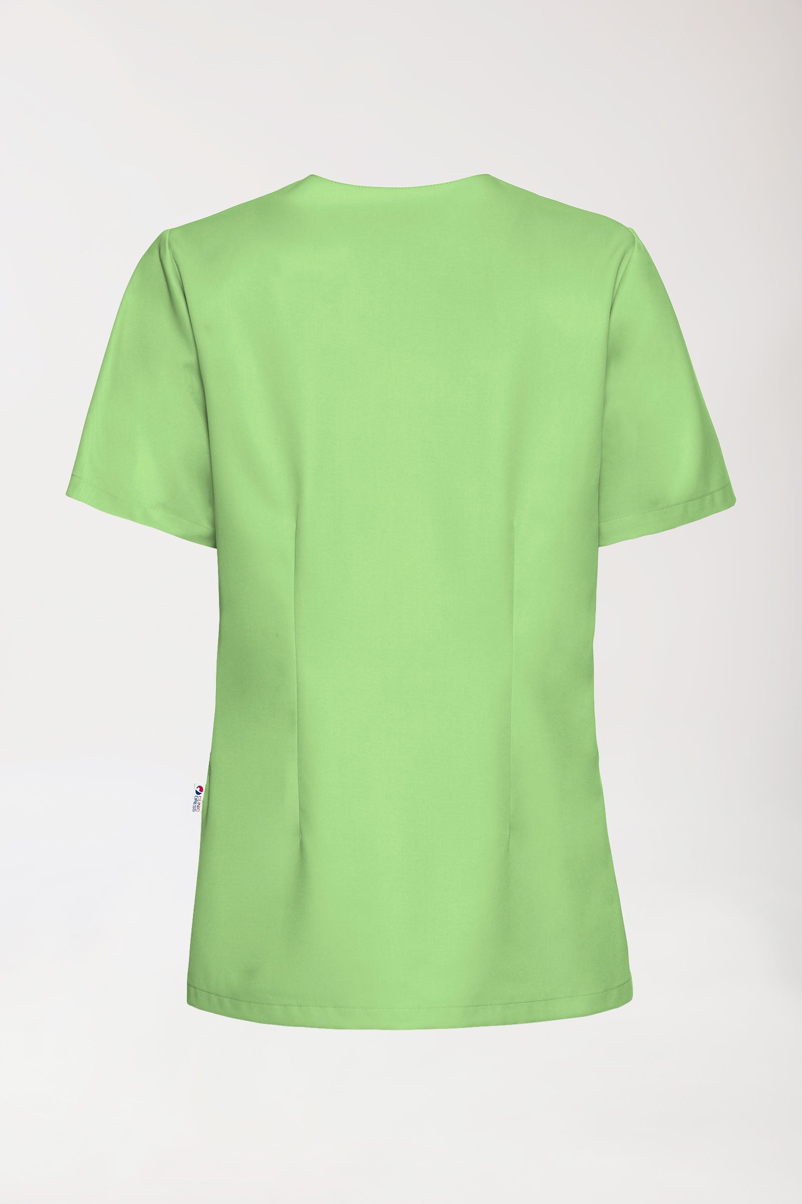 GREEN Schlupfkasack Damen - V-Ausschnitt apfelgrün, Vue de dos