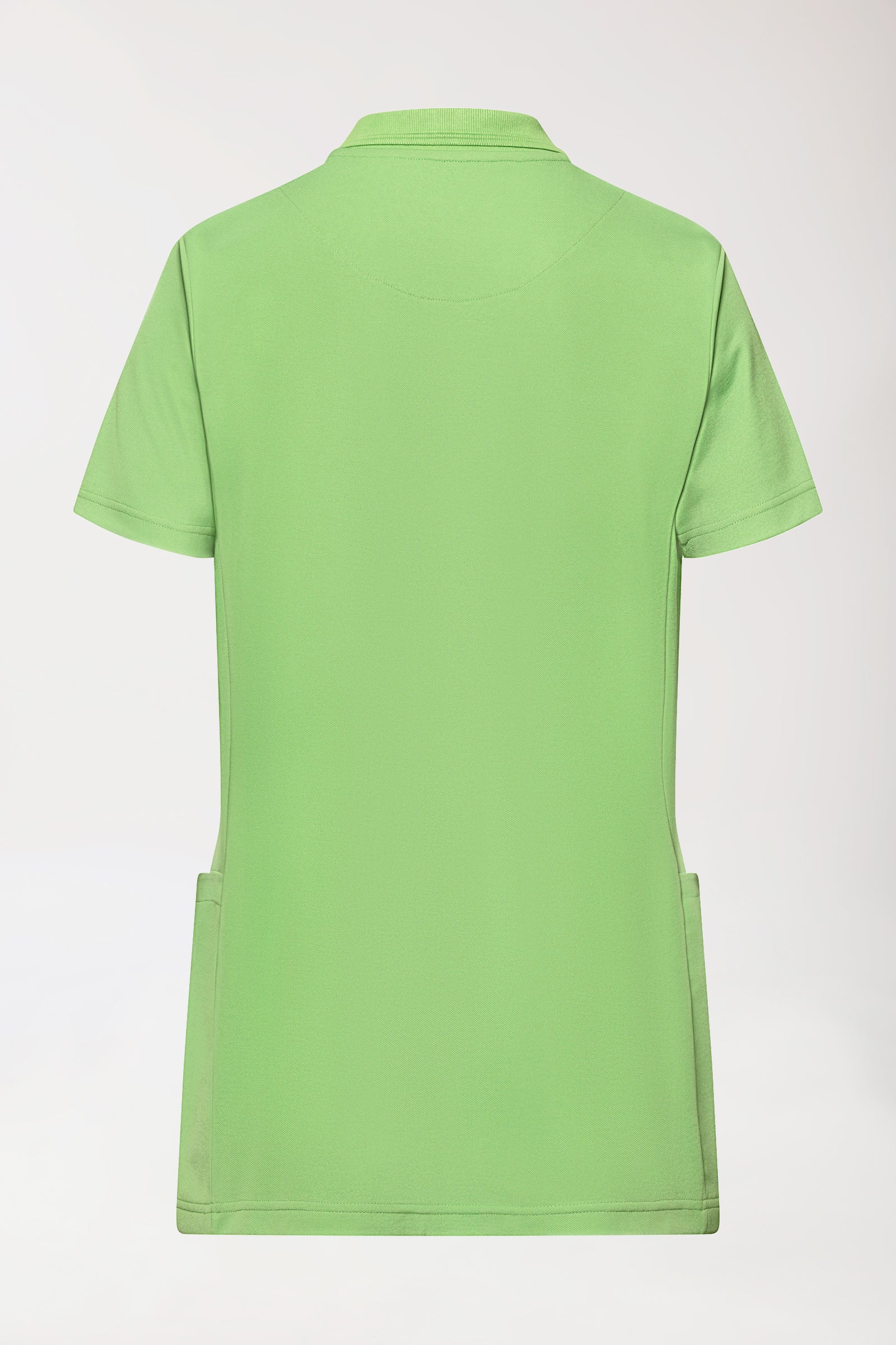 COMFY FLEX Stretch Schlupfkasack Damen - Polokragen apfelgrün