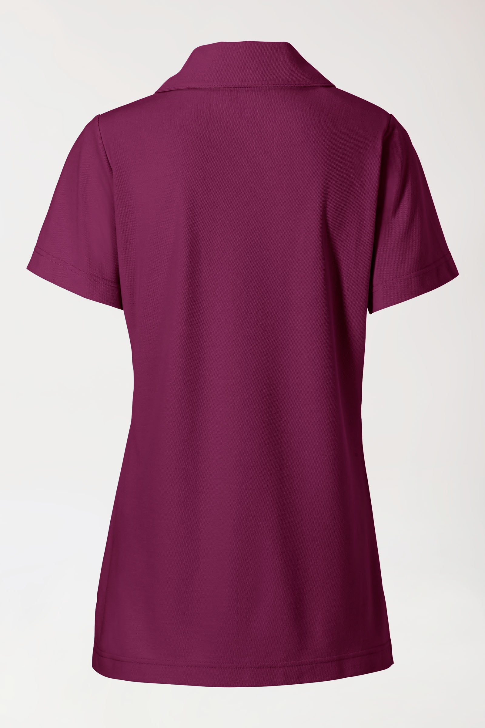 COMFY FLEX Stretch Schlupfkasack Damen - Schalkragen berry, Vue de dos