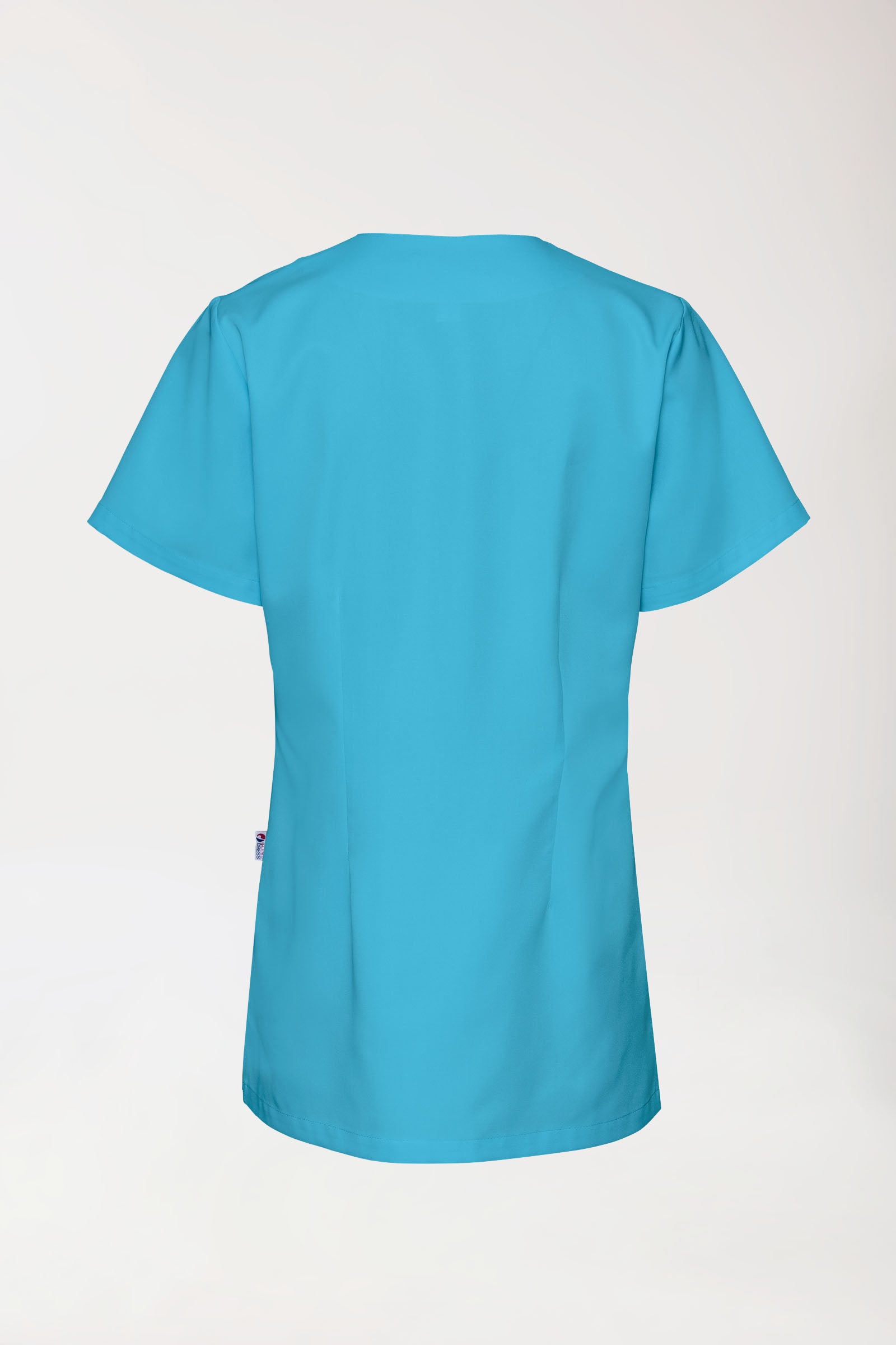 GREEN Schlupfkasack Damen - Druckknöpfe dark türkis, Vue de dos