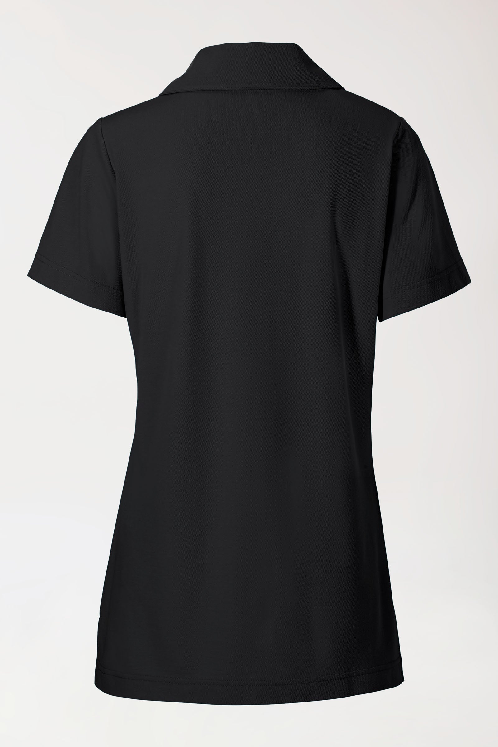 COMFY FLEX Stretch Schlupfkasack Damen - Schalkragen schwarz