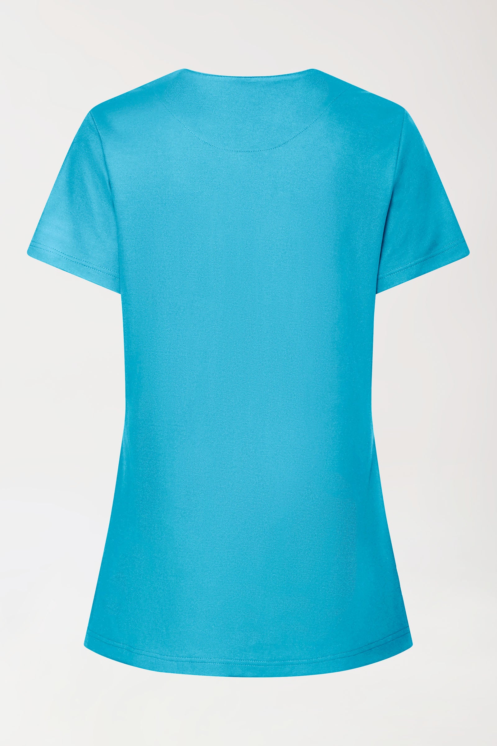 COMFY FLEX Stretch Schlupfkasack Damen - mit Druckknöpfen türkis, Vue de dos