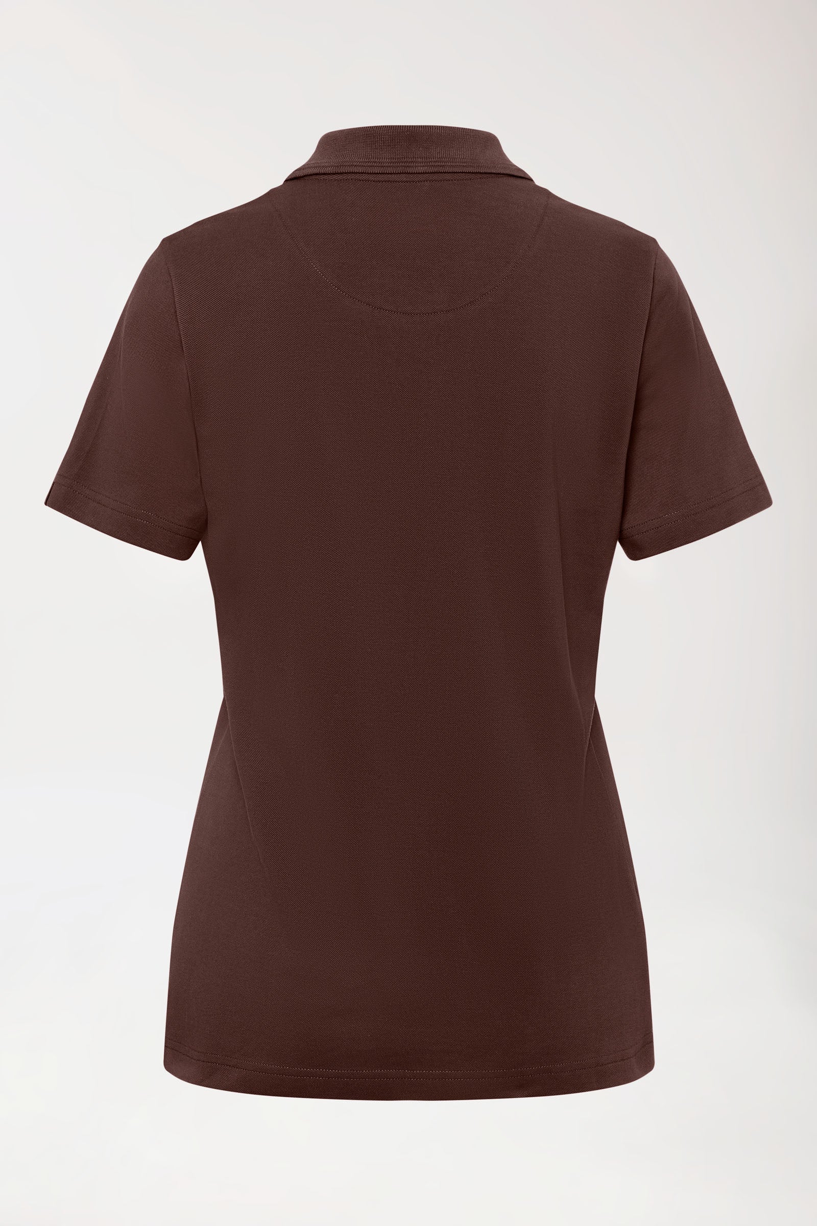 COMFY FLEX Stretch Shirt Damen - Polokragen coffee, Vue de dos