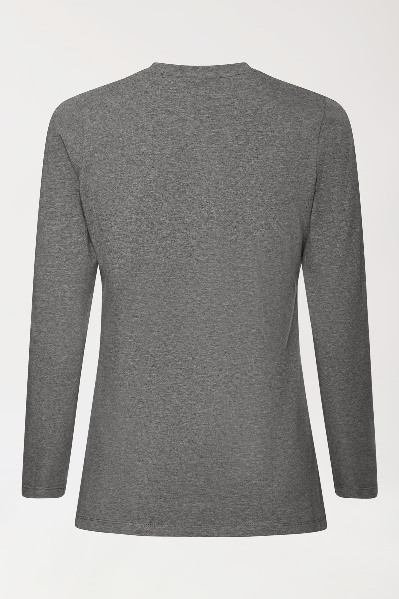 CORE Shirt Damen - 1/1 Arm dunkelgrau melange, Vue de dos