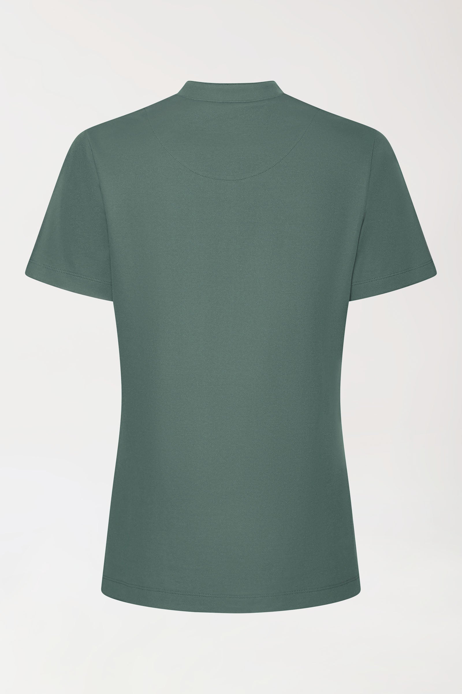 COMFY FLEX Stretch Shirt Damen - Stehkragen dunkelgrün, Vue de dos