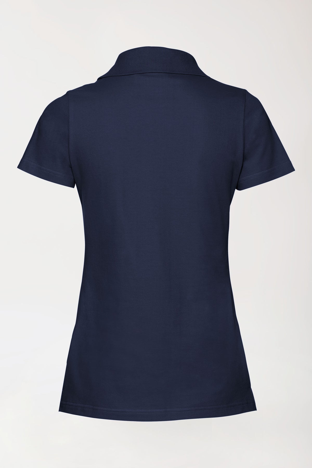 Stretch Shirt Damen - Polokragen navy