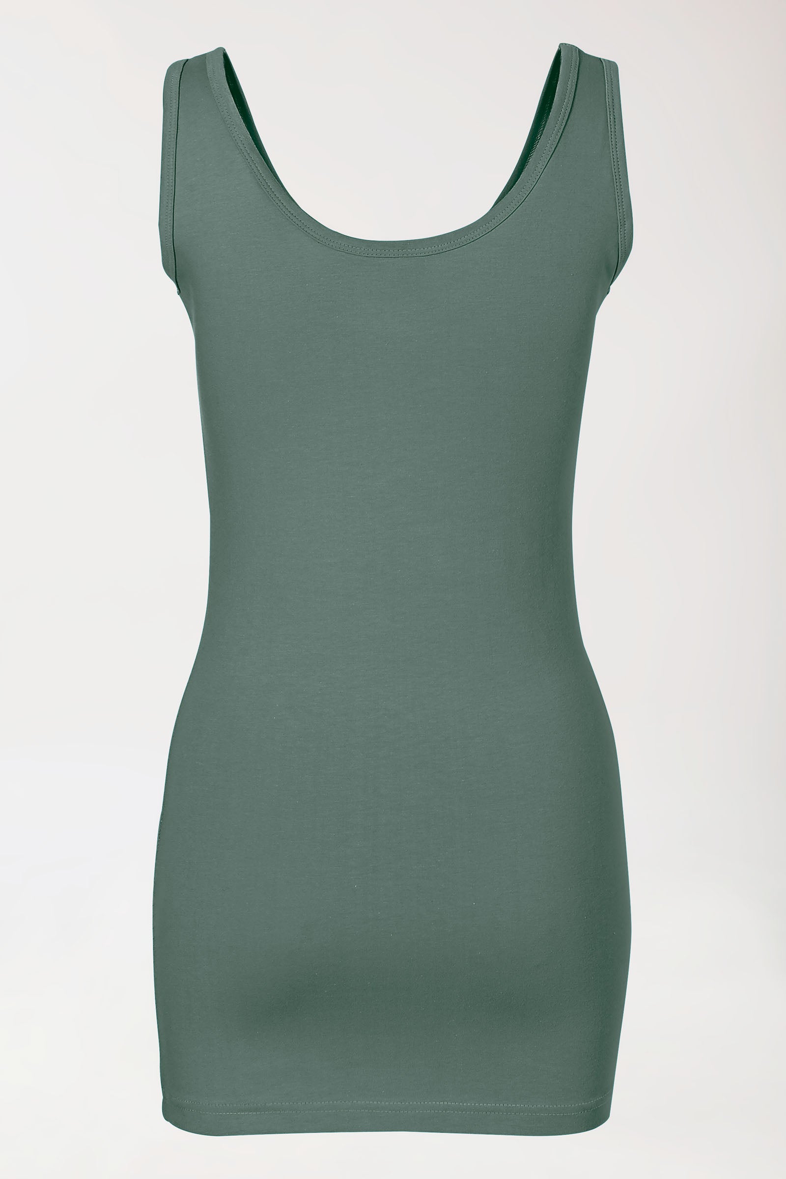 CORE Top Damen - Rundhalsausschnitt dunkelgrün, Vue de dos