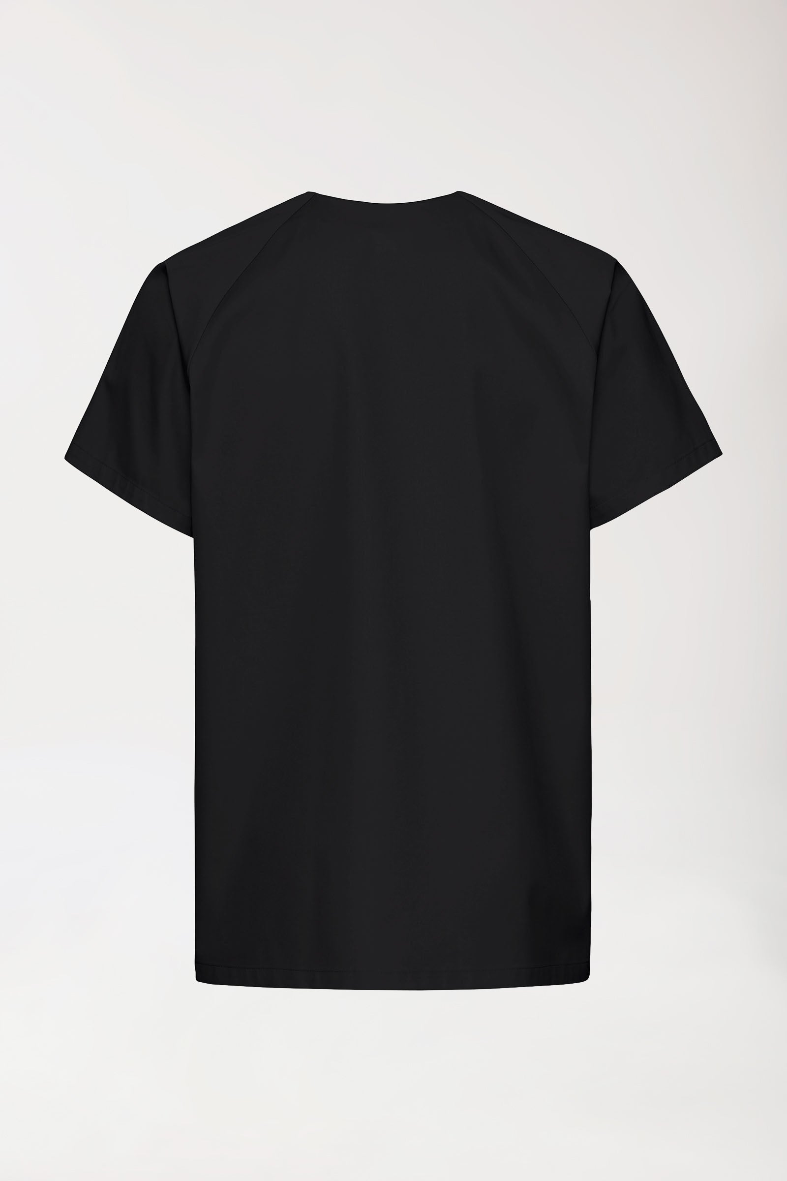 CORE Kasack Herren - durchgeknöpft schwarz, Rückansicht