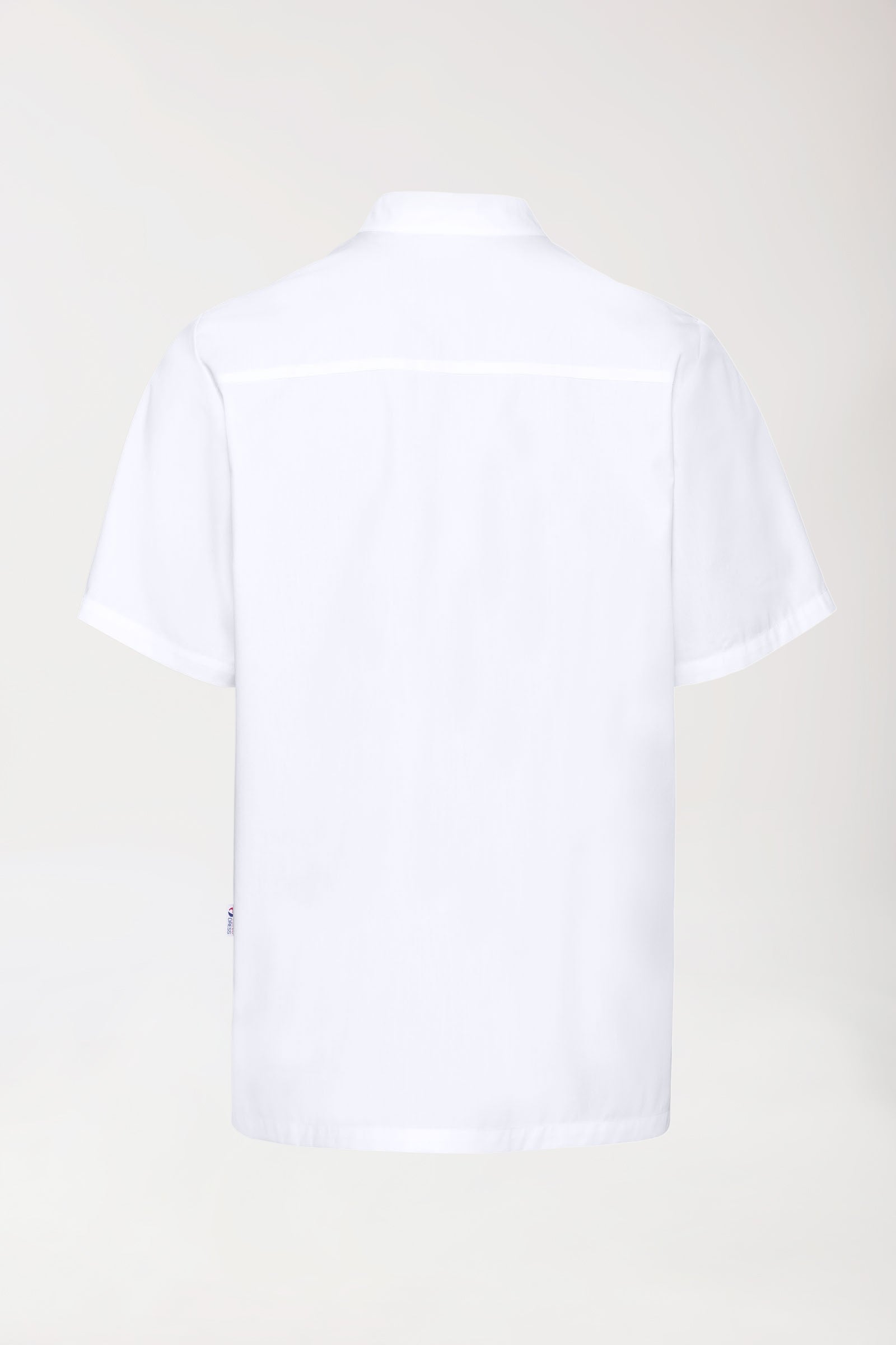 Stretch Kasack Herren - durchgeknöpft weiss