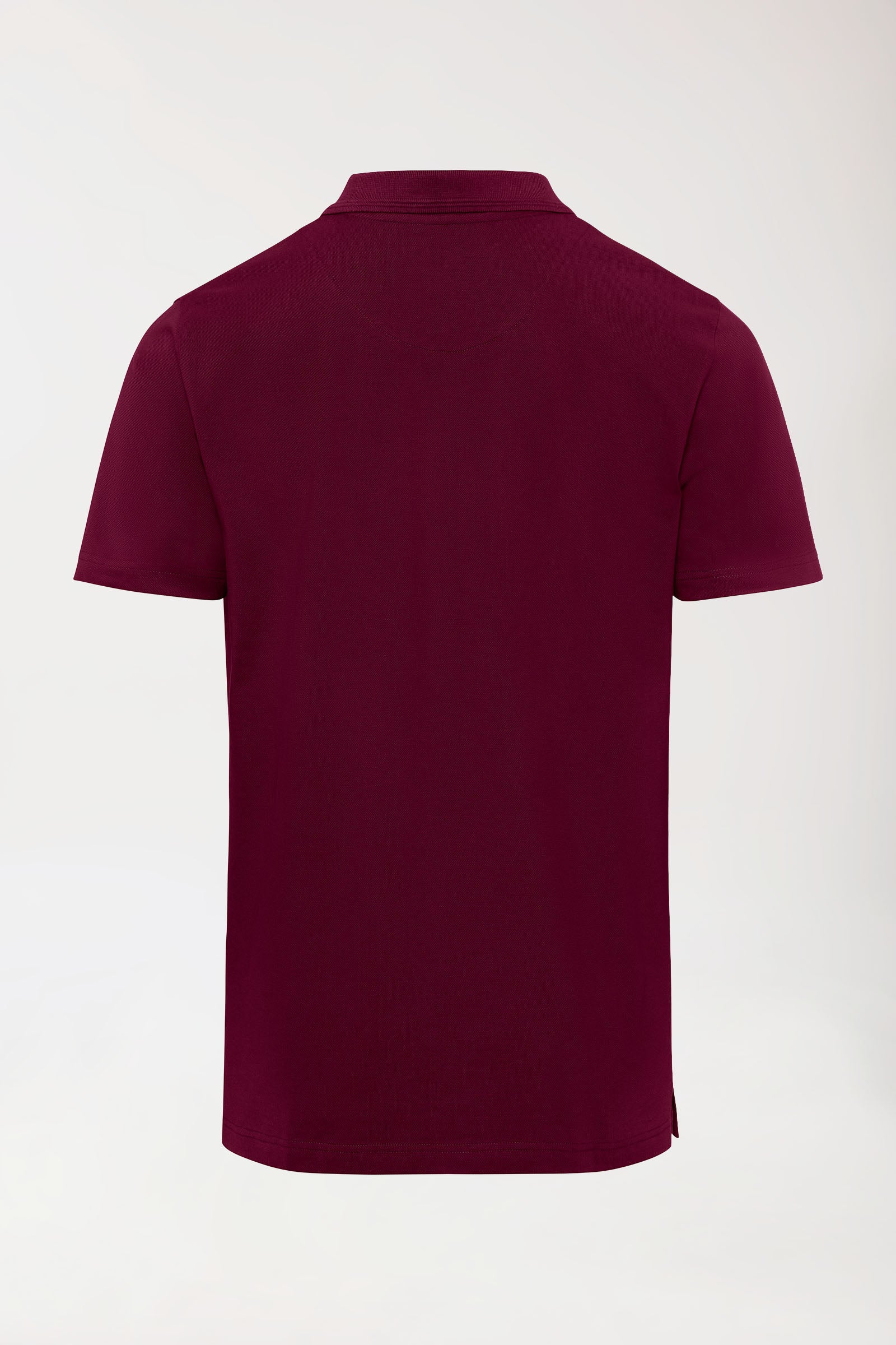 COMFY FLEX Stretch Shirt Herren - Polokragen bordeaux, Vue de dos