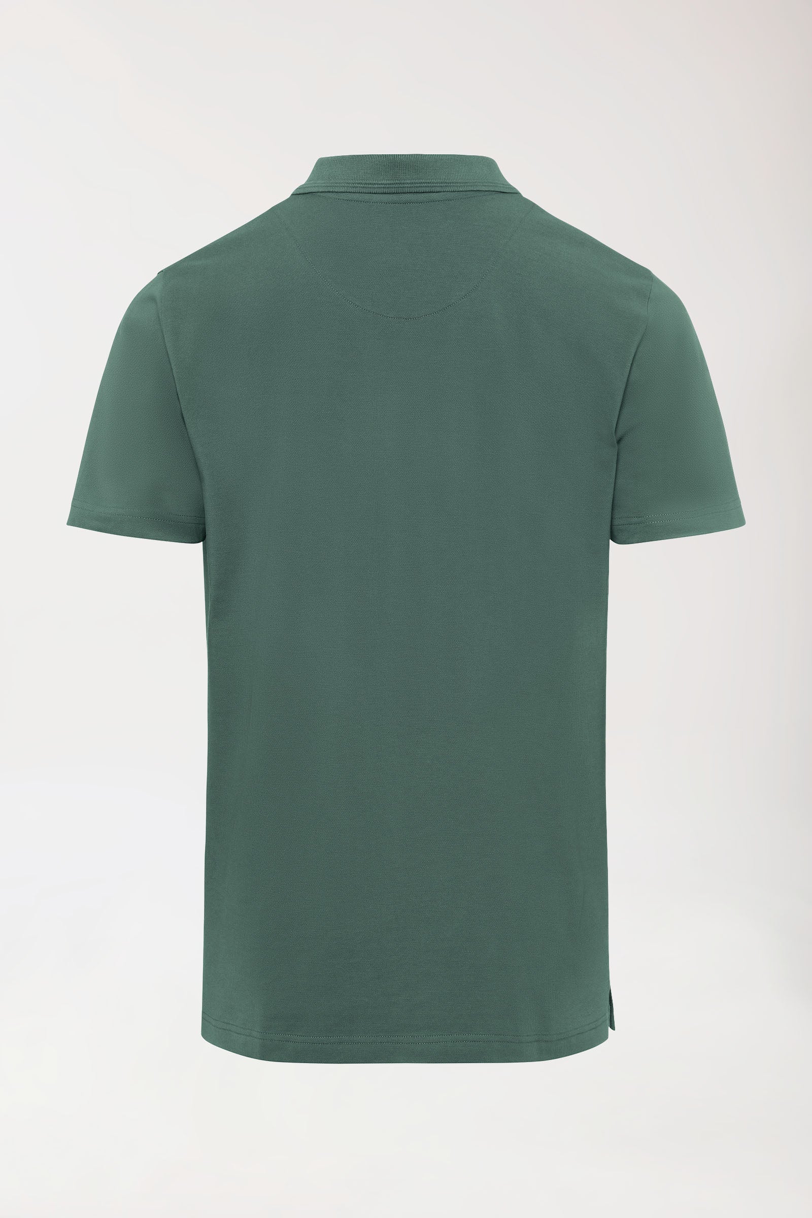 COMFY FLEX Stretch Shirt Herren - Polokragen dunkelgrün, Vue de dos