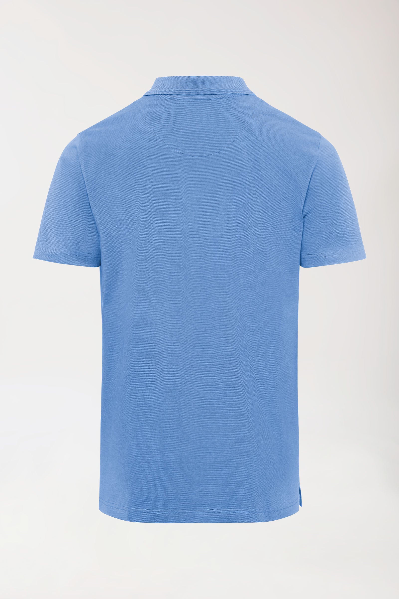 COMFY FLEX Stretch Shirt Herren - Polokragen himmelblau, Vue de dos