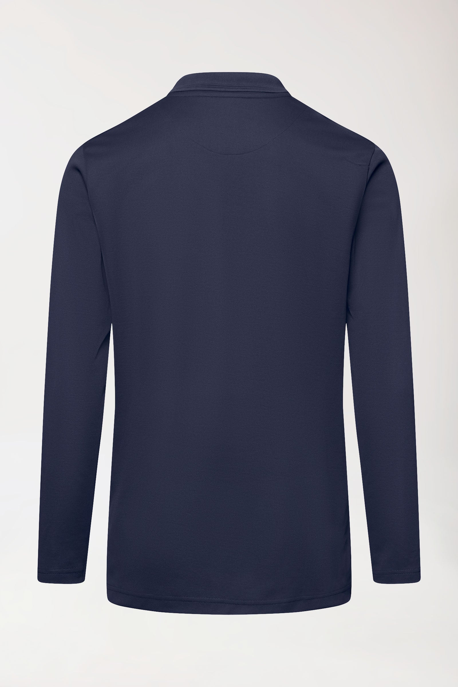 COMFY FLEX Stretch Longsleeve Herren - Polokragen navy, Vue de dos