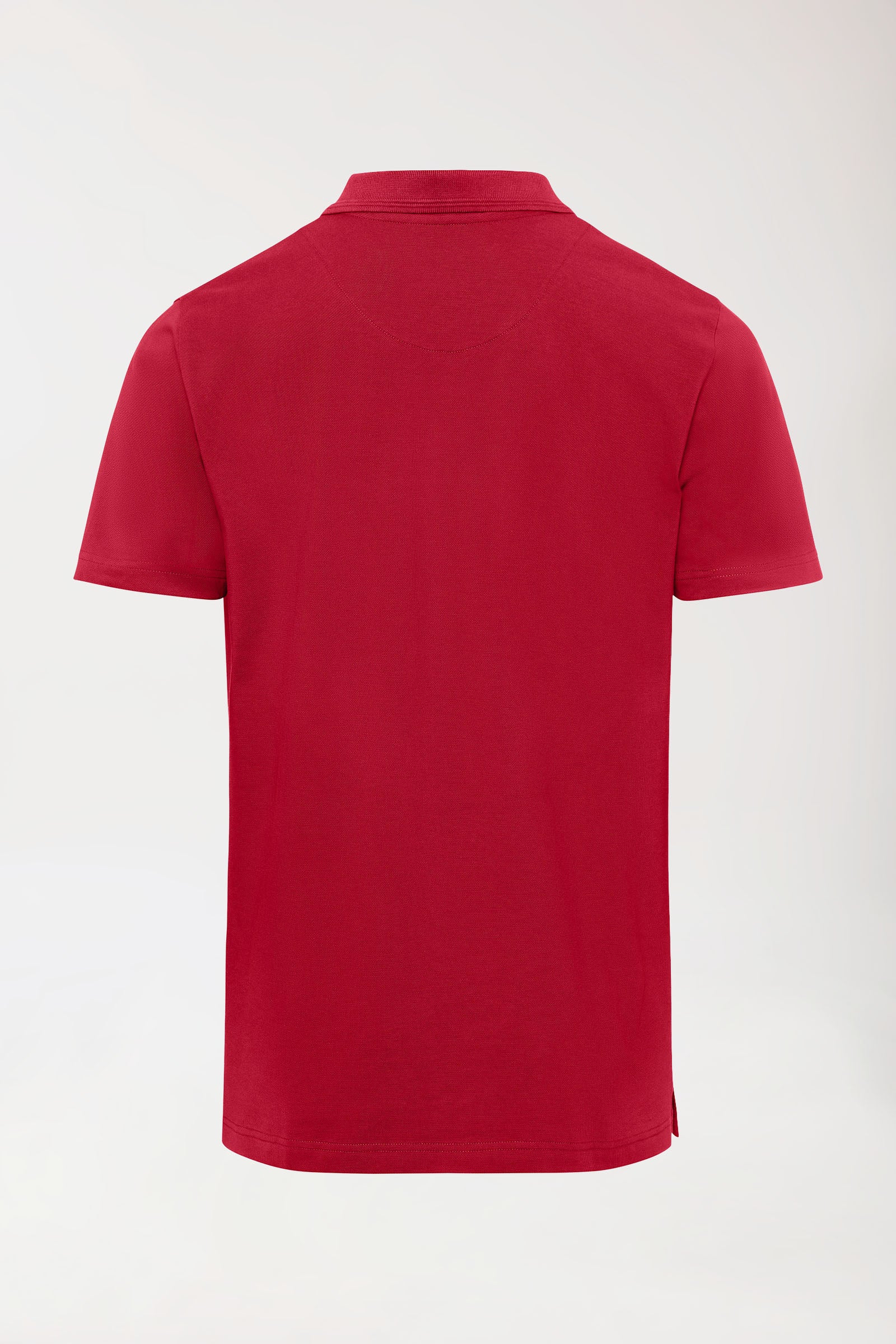 COMFY FLEX Stretch Shirt Herren - Polokragen rot, Vue de dos