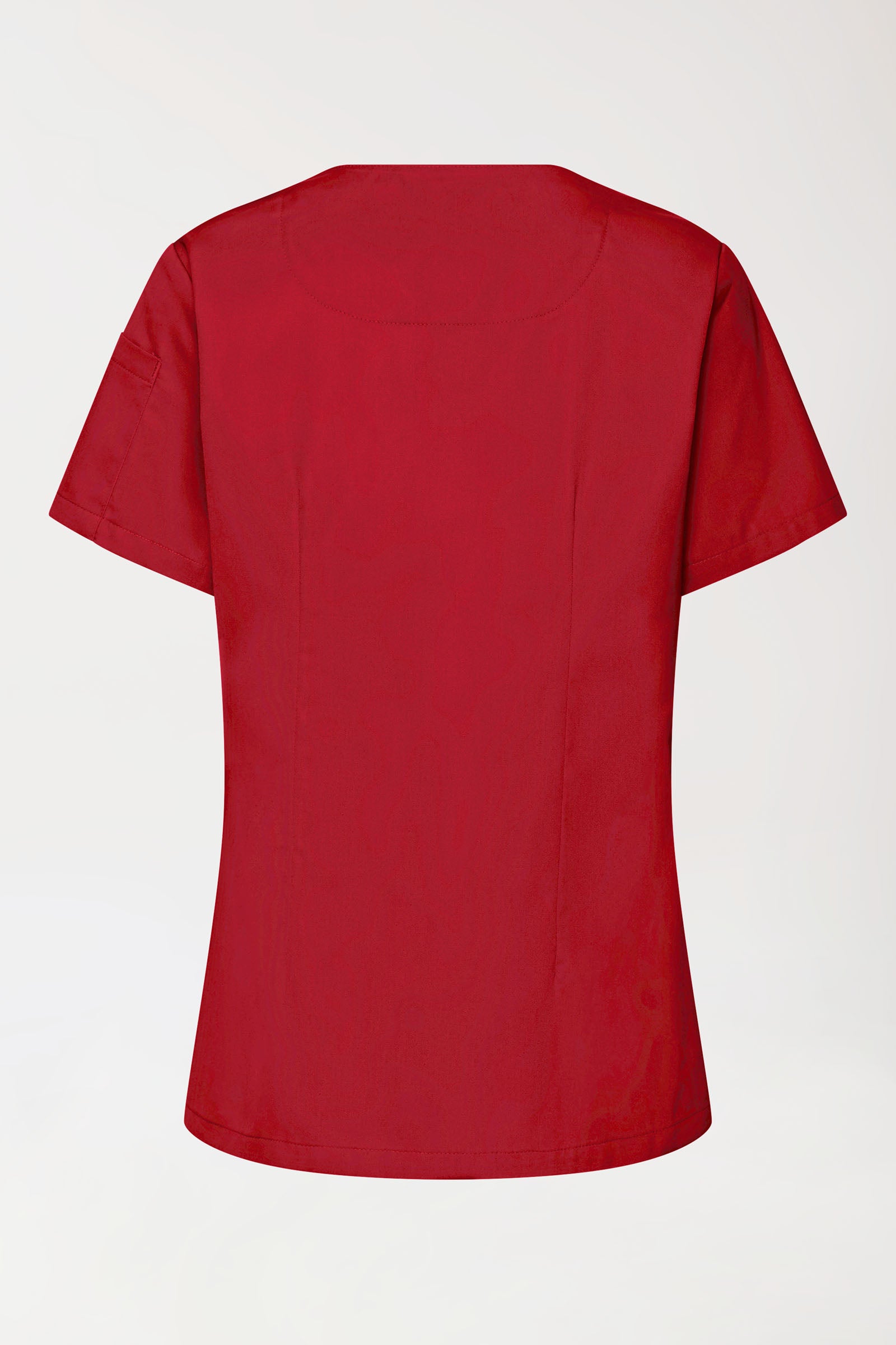 GREEN Stretch Schlupfkasack Damen - V-Ausschnitt rot, Vue de dos