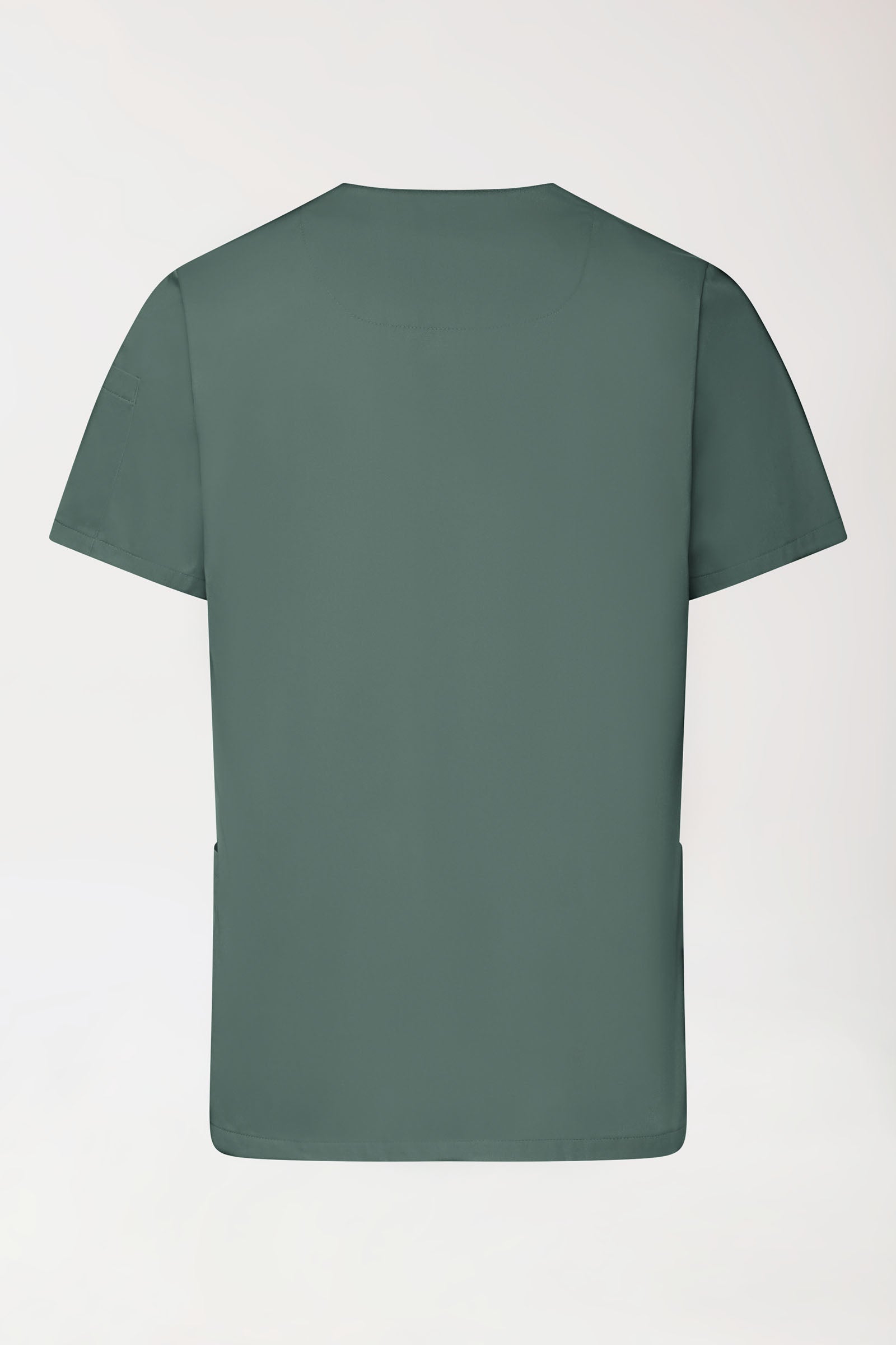 GREEN Stretch Schlupfkasack Herren - V-Ausschnitt dunkelgrün, Vue de dos