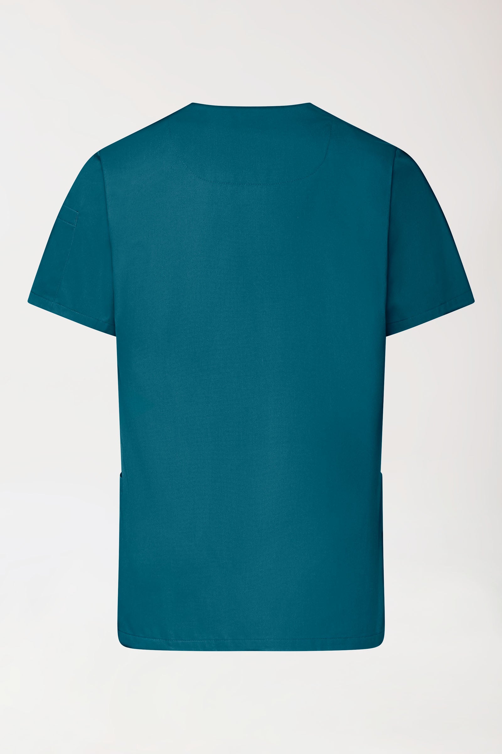 GREEN Stretch Schlupfkasack Herren - V-Ausschnitt petrol, Vue de dos