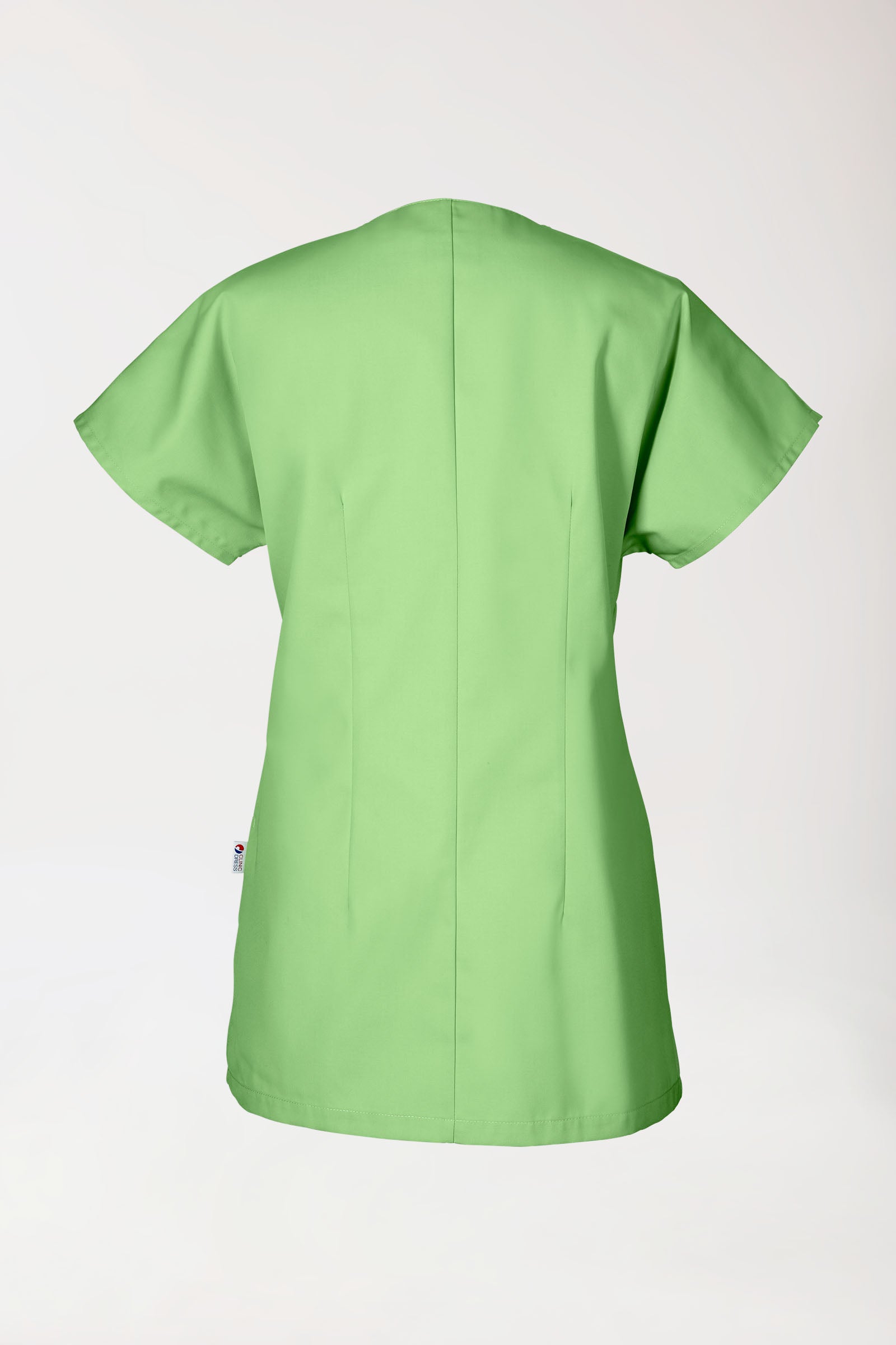 JUST STRONG Kasack Damen - durchgeknöpft apfelgrün, Vue de dos