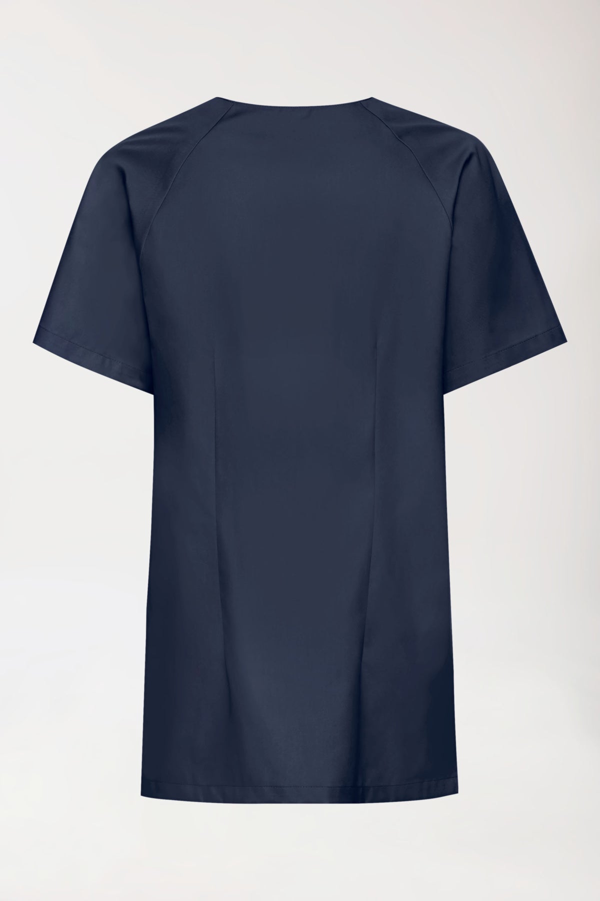 DER Kasack-Kasack Damen - durchgeknöpft navy, Rückansicht