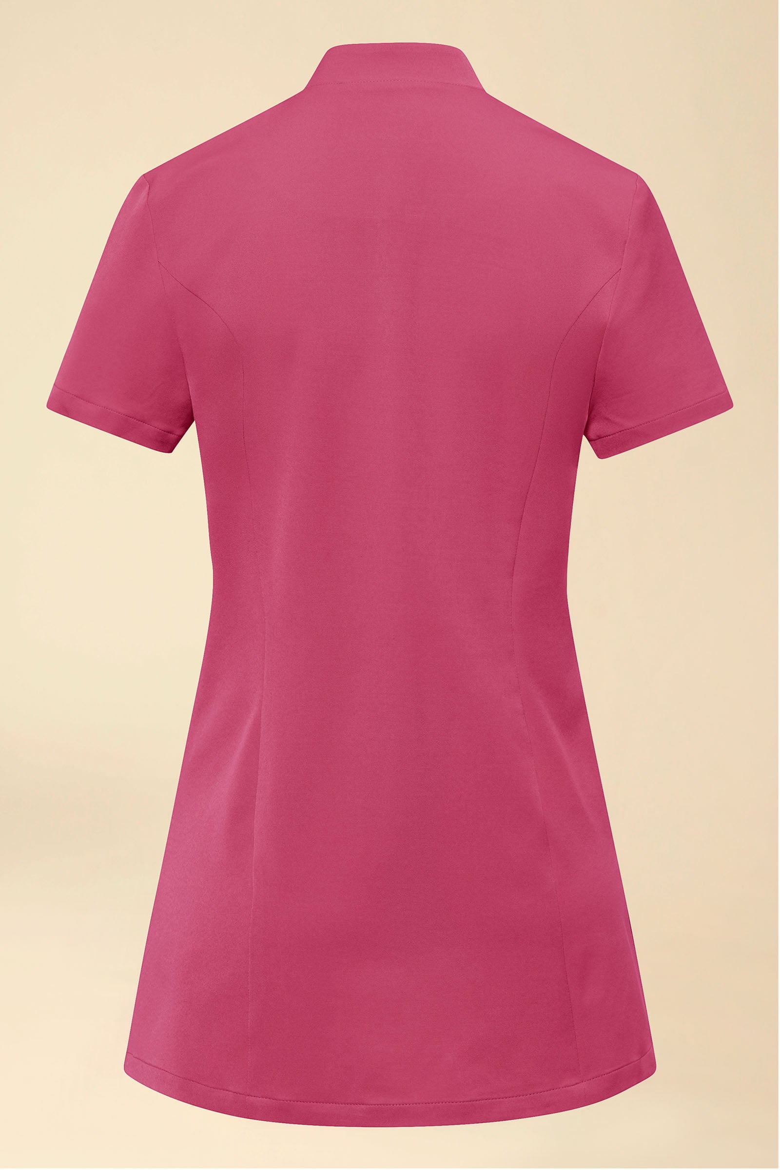 KAERE Kasack Damen - asymmetrische Knopfleiste rosenholz, Vue de dos