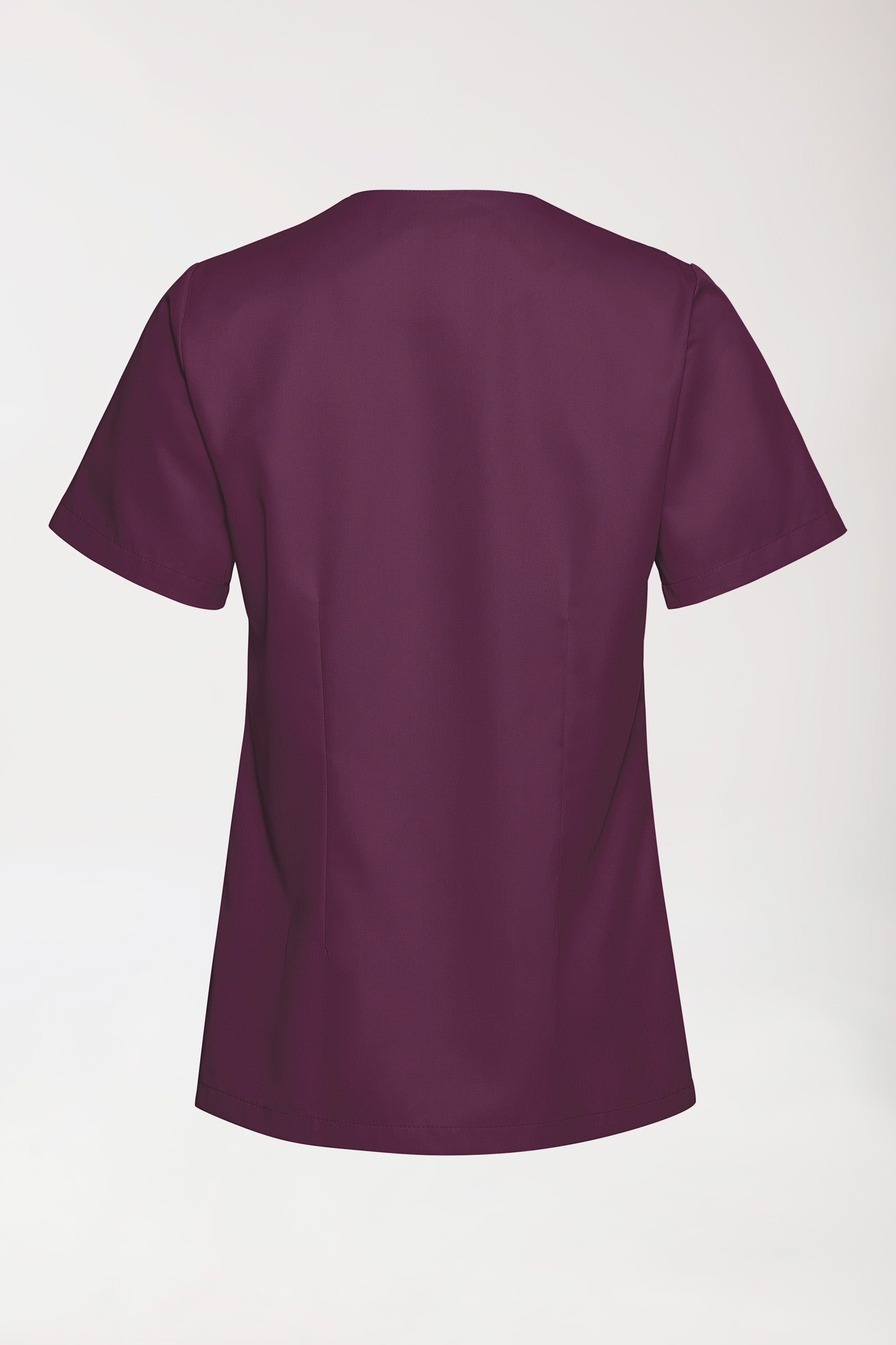 TENCEL™ Schlupfkasack Damen - V-Ausschnitt black berry, Vue de dos