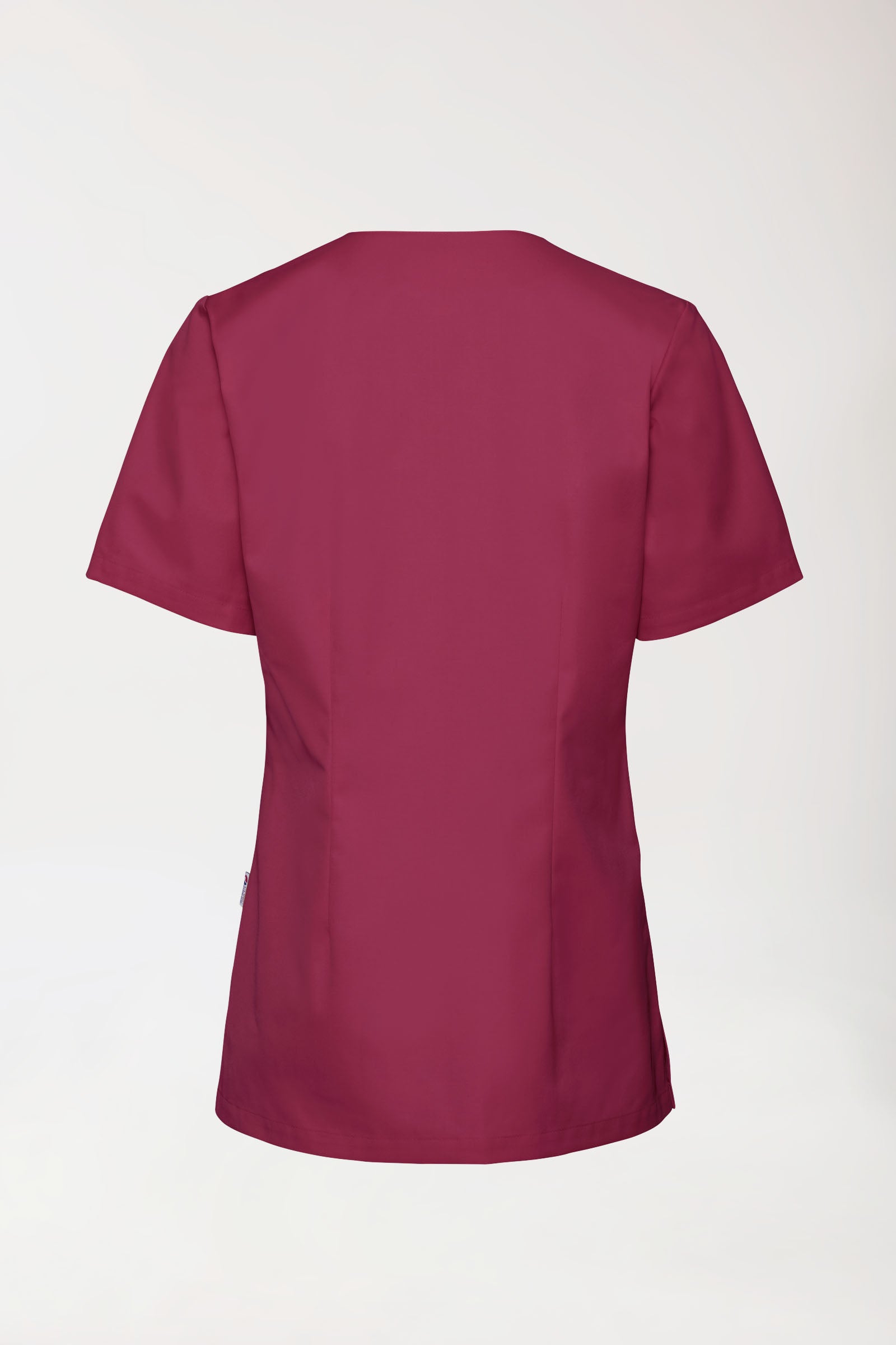 JUST STRONG Schlupfkasack Damen - V-Ausschnitt bordeaux, Vue de dos