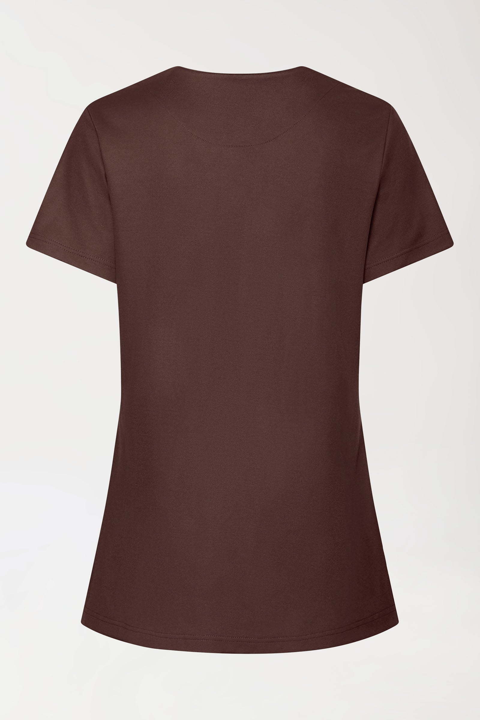 COMFY FLEX Stretch Schlupfkasack Damen - mit Druckknöpfen coffee, Vue de dos