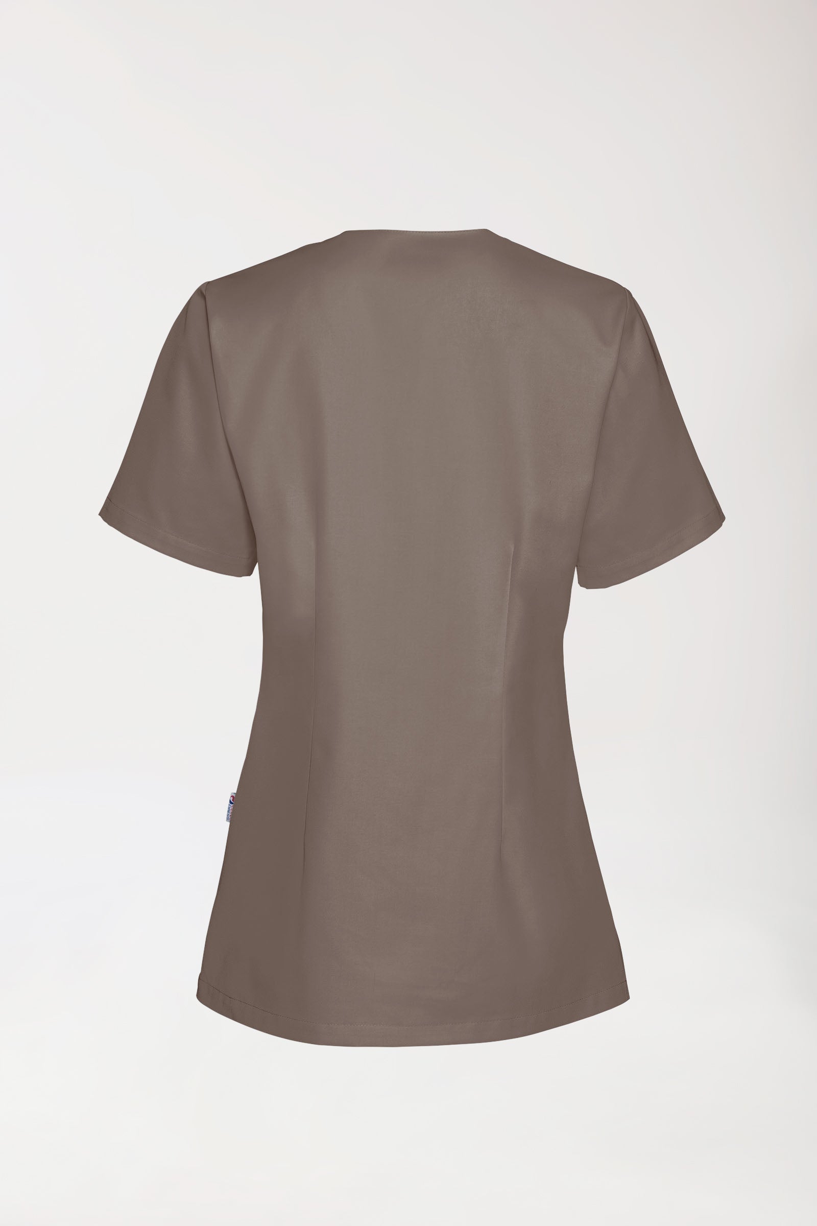 JUST STRONG Schlupfkasack Damen - V-Ausschnitt deep taupe, Vue de dos