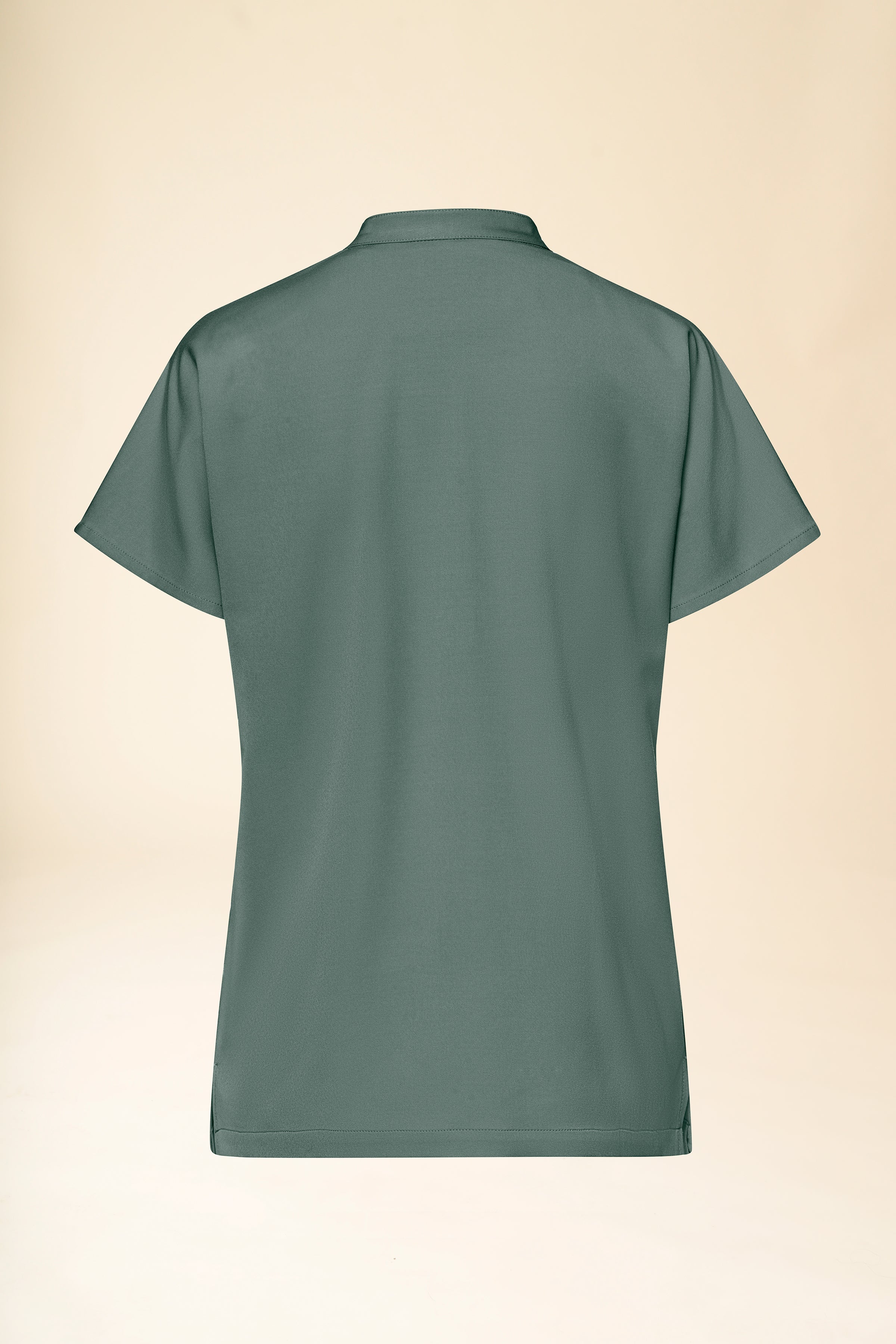 KAERE Schlupfkasack Damen - Stehkragen dunkelgrün, Vue de dos