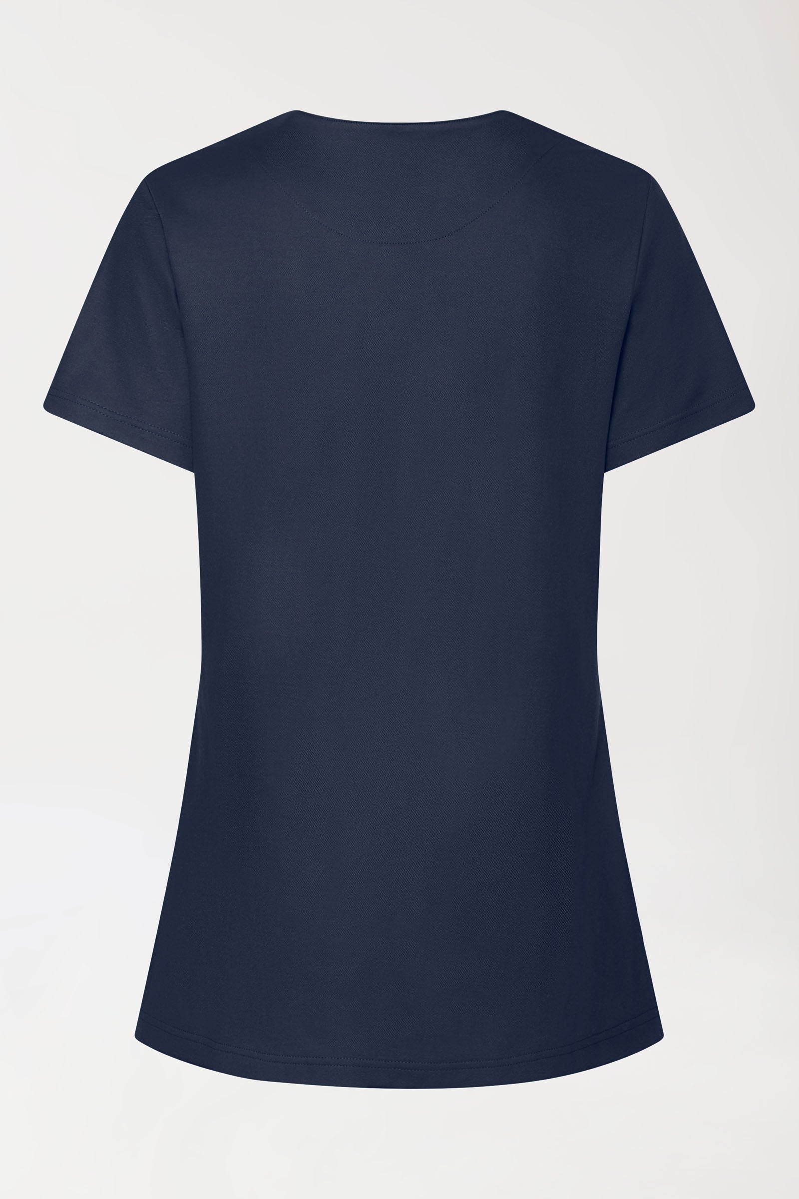 COMFY FLEX Stretch Schlupfkasack Damen - mit Druckknöpfen navy, Vue de dos