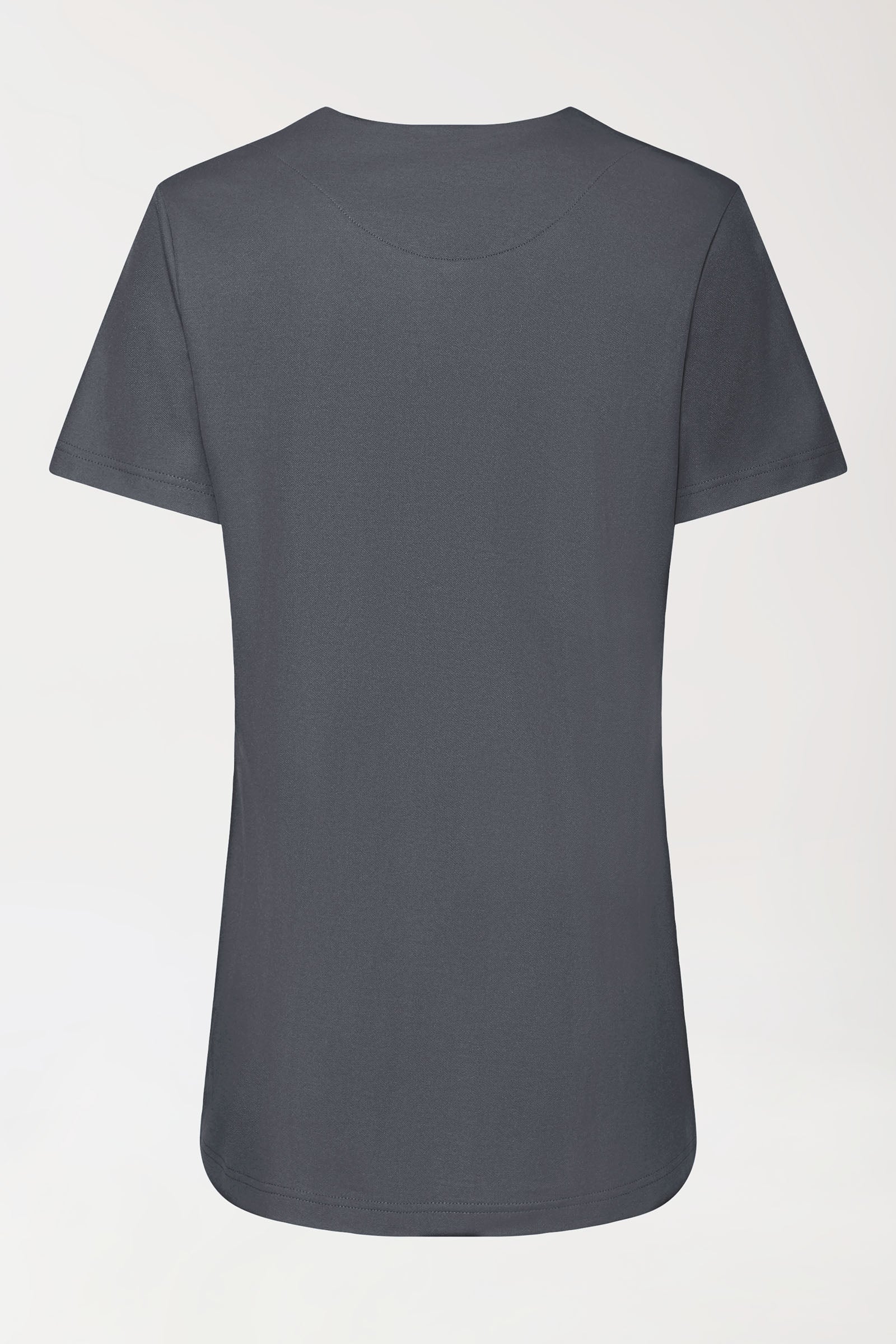 COMFY FLEX Stretch Schlupfkasack Damen - Herzausschnitt steingrau, Vue de dos