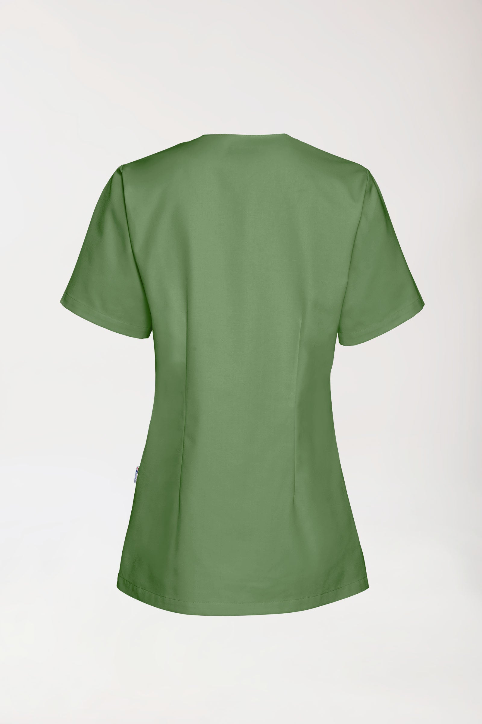 JUST STRONG Schlupfkasack Damen - V-Ausschnitt wiesengrün, Vue de dos