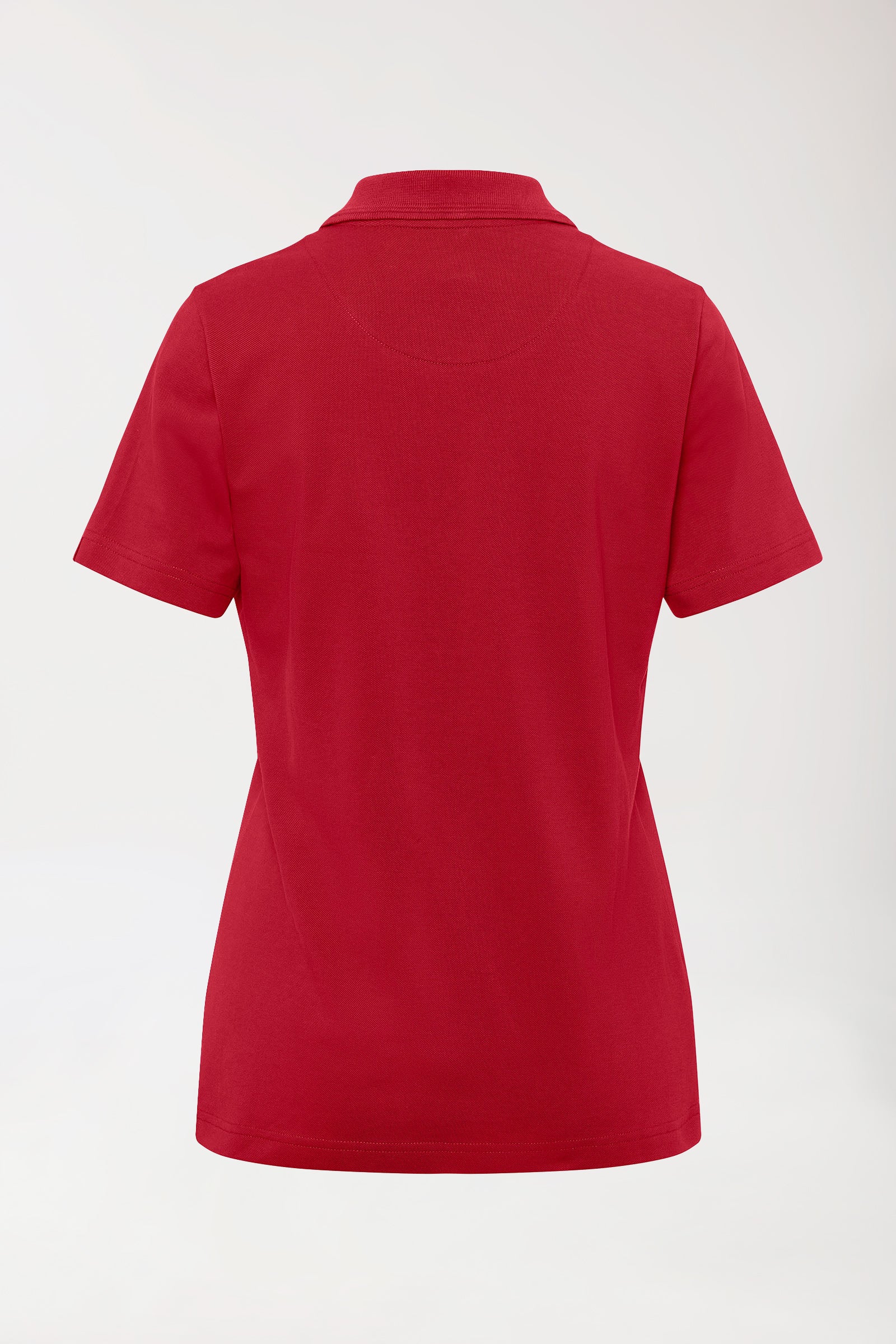 COMFY FLEX Stretch Shirt Damen - Polokragen rot, Vue de dos