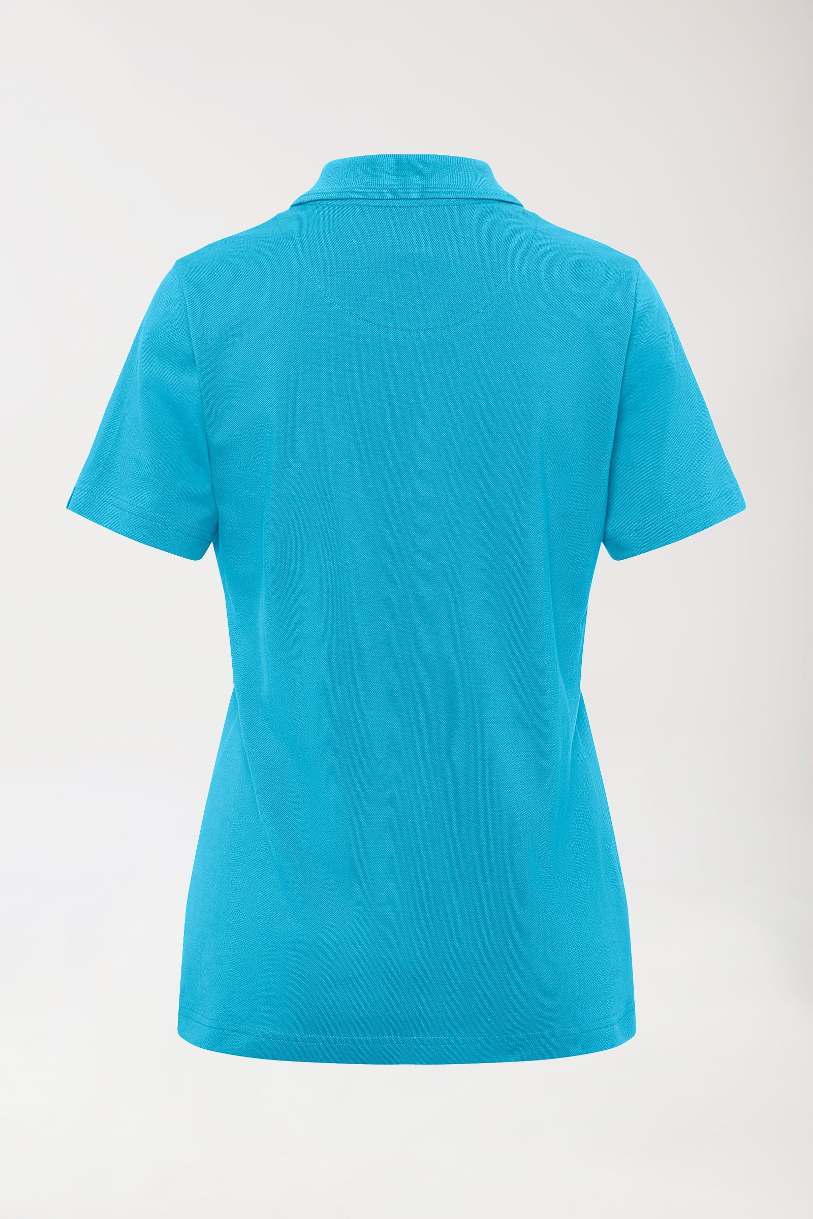 COMFY FLEX Stretch Shirt Damen - Polokragen türkis, Vue de dos