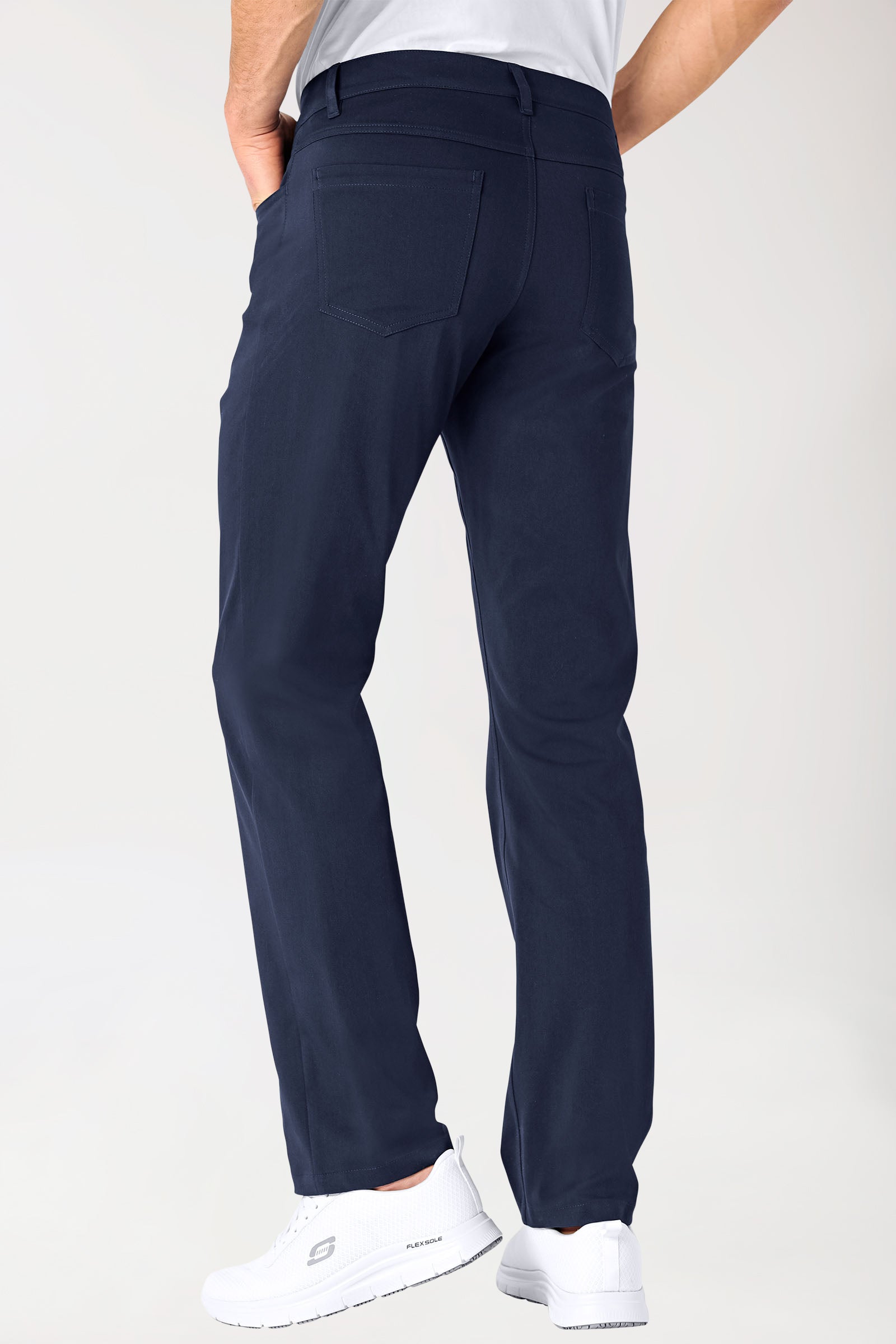 Stretch 5-Pocket Hose Herren - gerades Bein navy