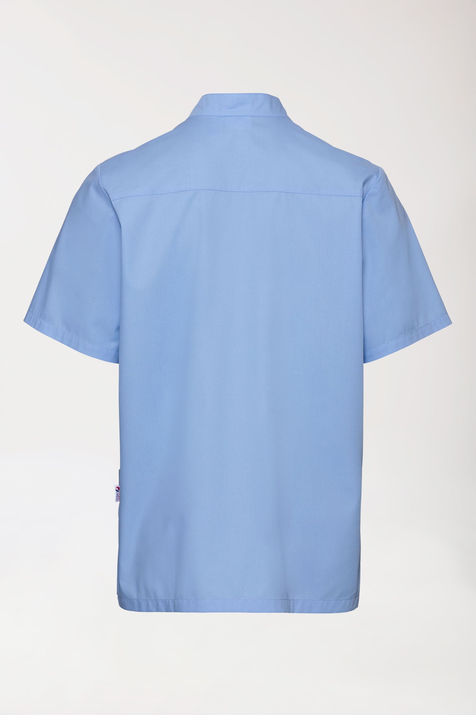 Stretch Kasack Herren - durchgeknöpft himmelblau, Vue de dos