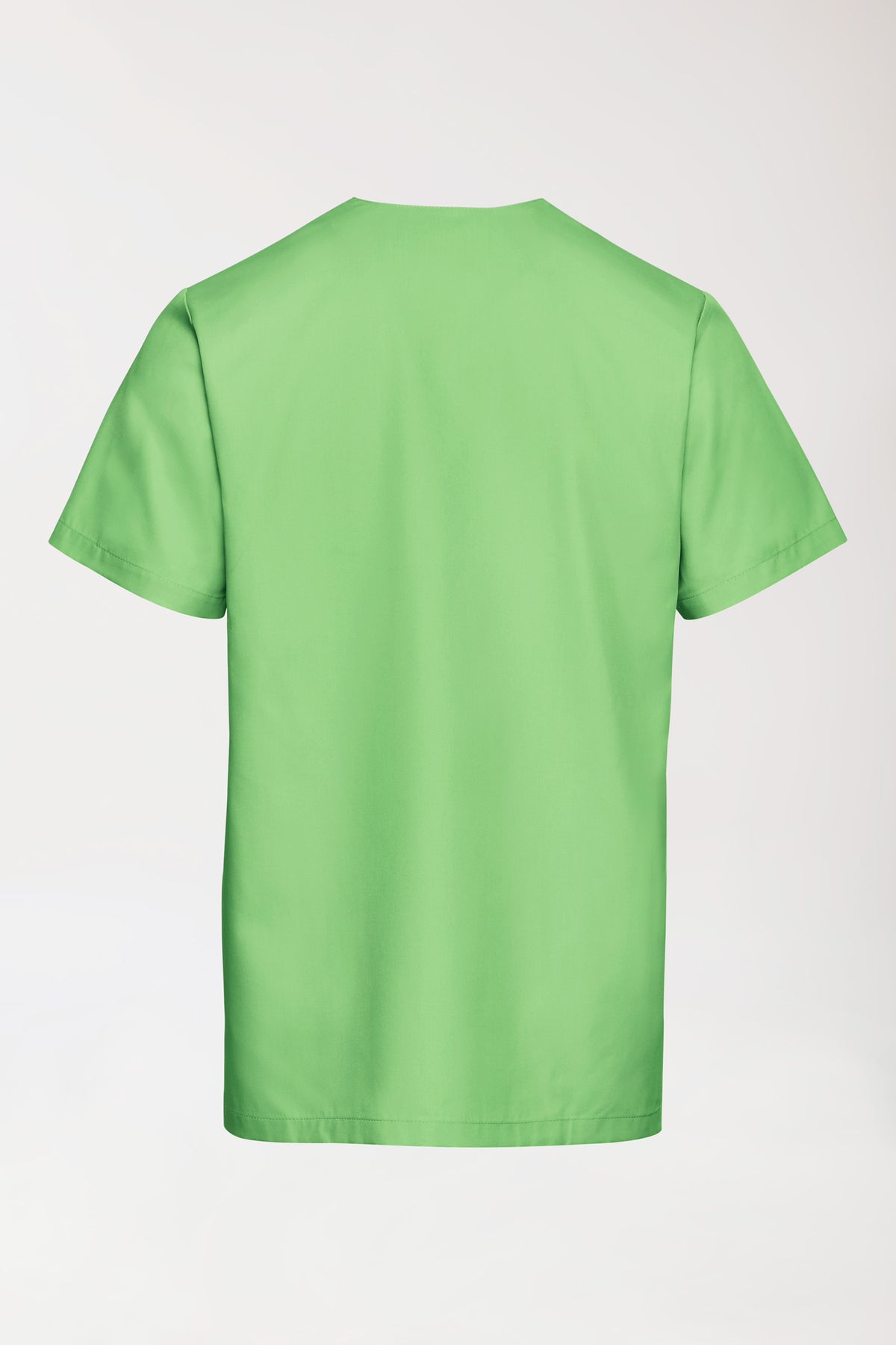 TENCEL™ Schlupfkasack Herren - V-Ausschnitt apfelgrün, Vue de dos