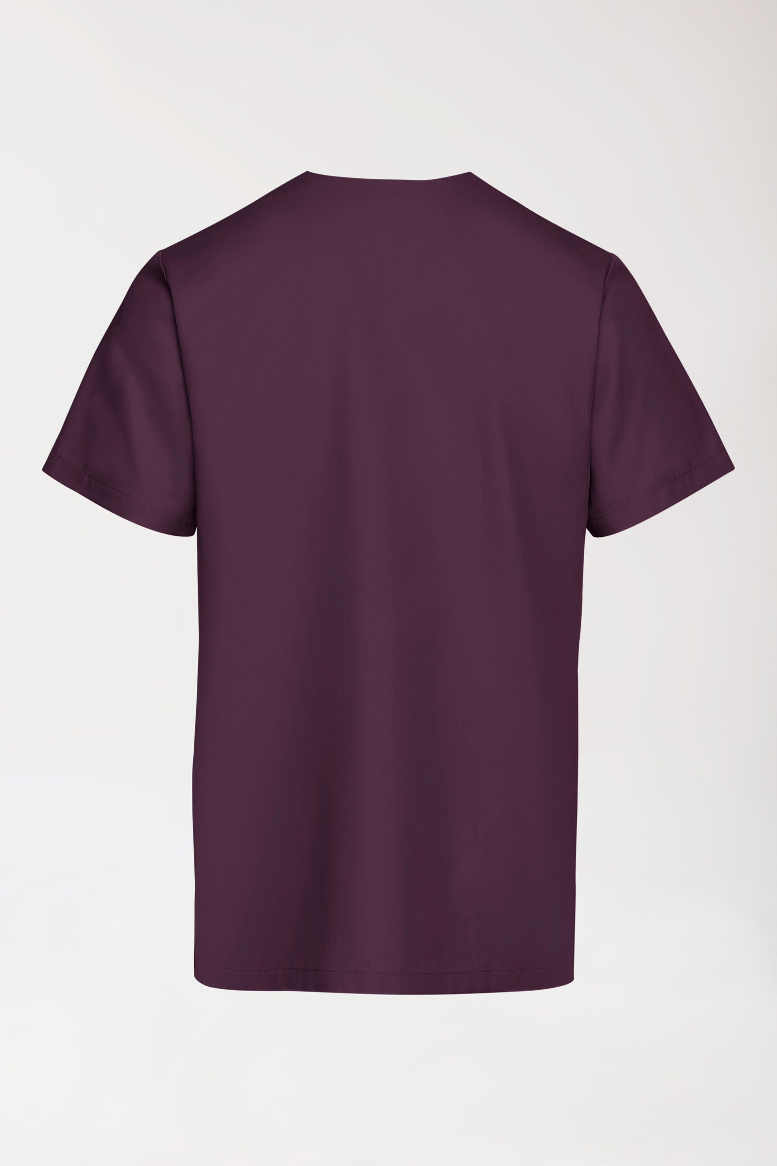 TENCEL™ Schlupfkasack Herren - V-Ausschnitt black berry, Rückansicht
