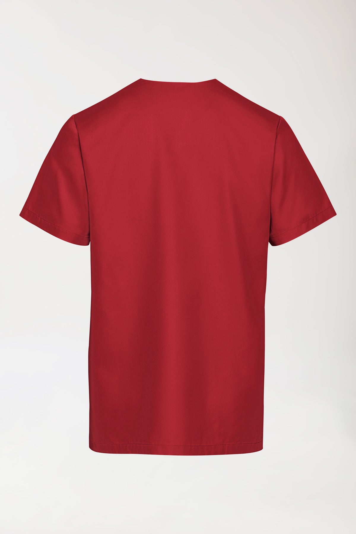 TENCEL™ Schlupfkasack Herren - V-Ausschnitt rot, Vue de dos