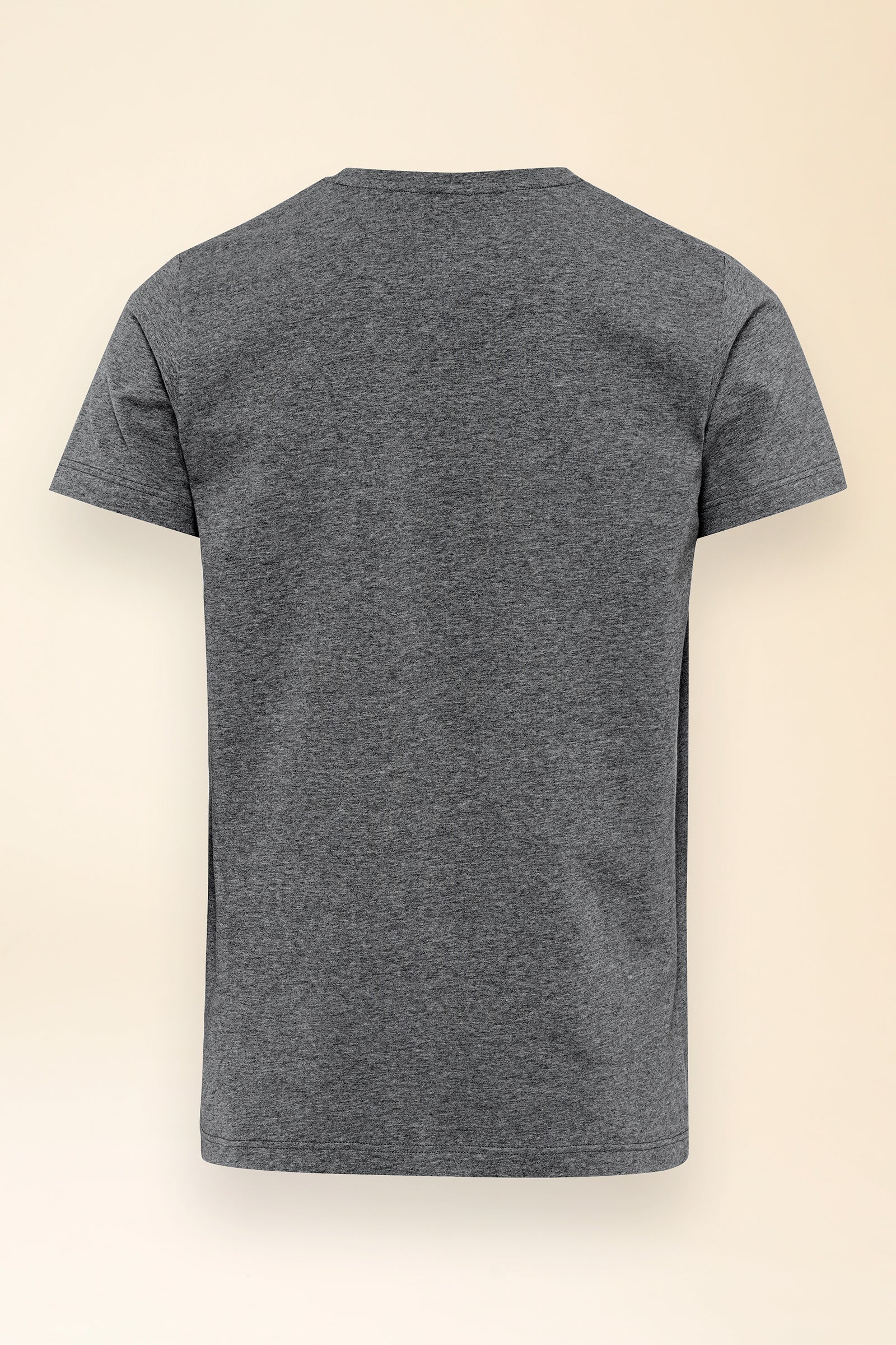 KAERE Shirt Herren - Kurzarm dunkelgrau melange, Vue de dos