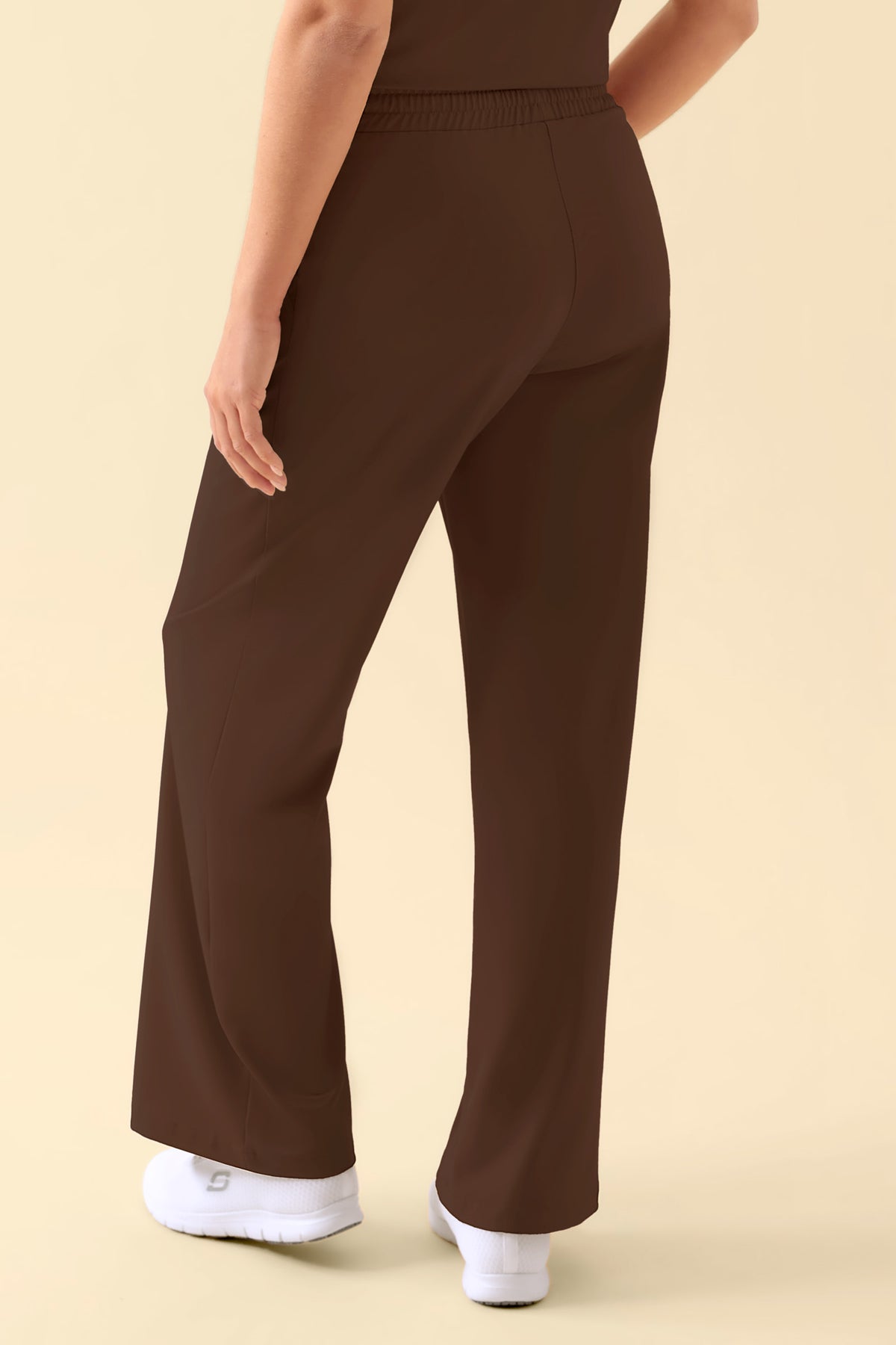 KAERE Hose Damen - weites Bein coffee, Vue de dos